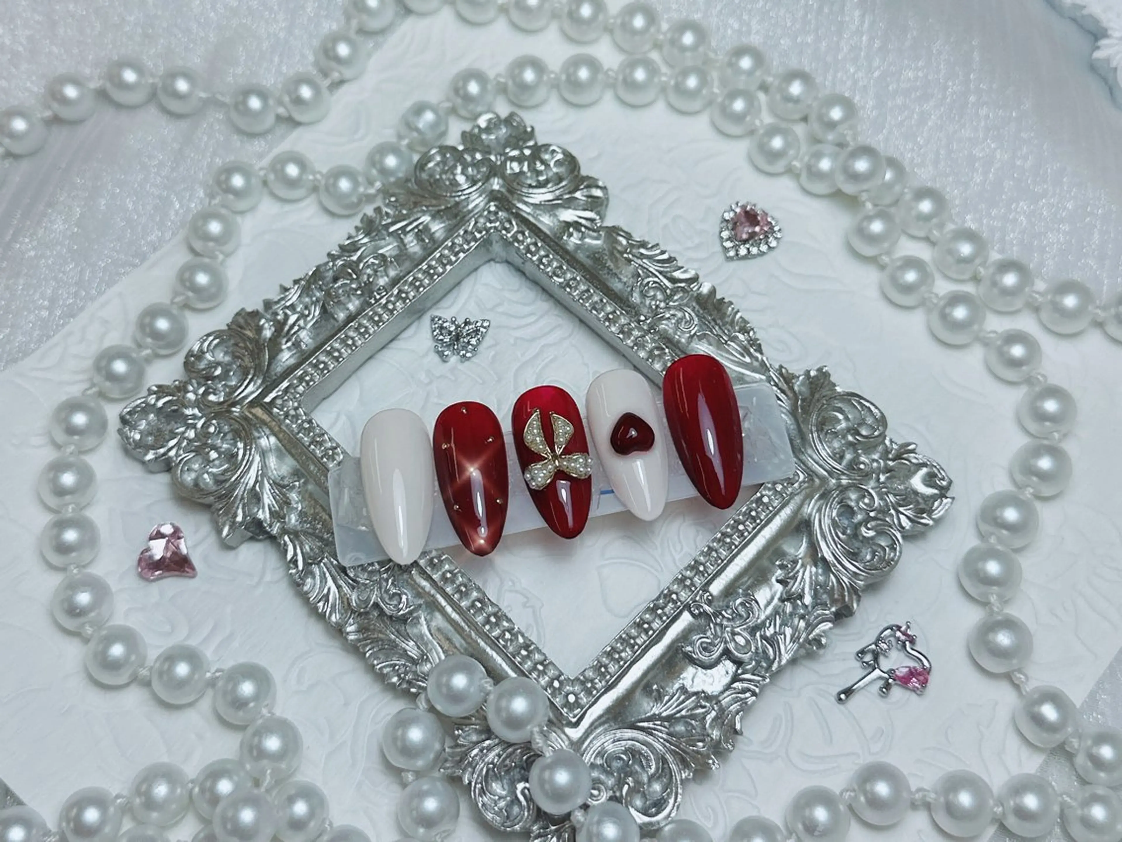 ネイル バレンタイン La Merのネイルデザイン