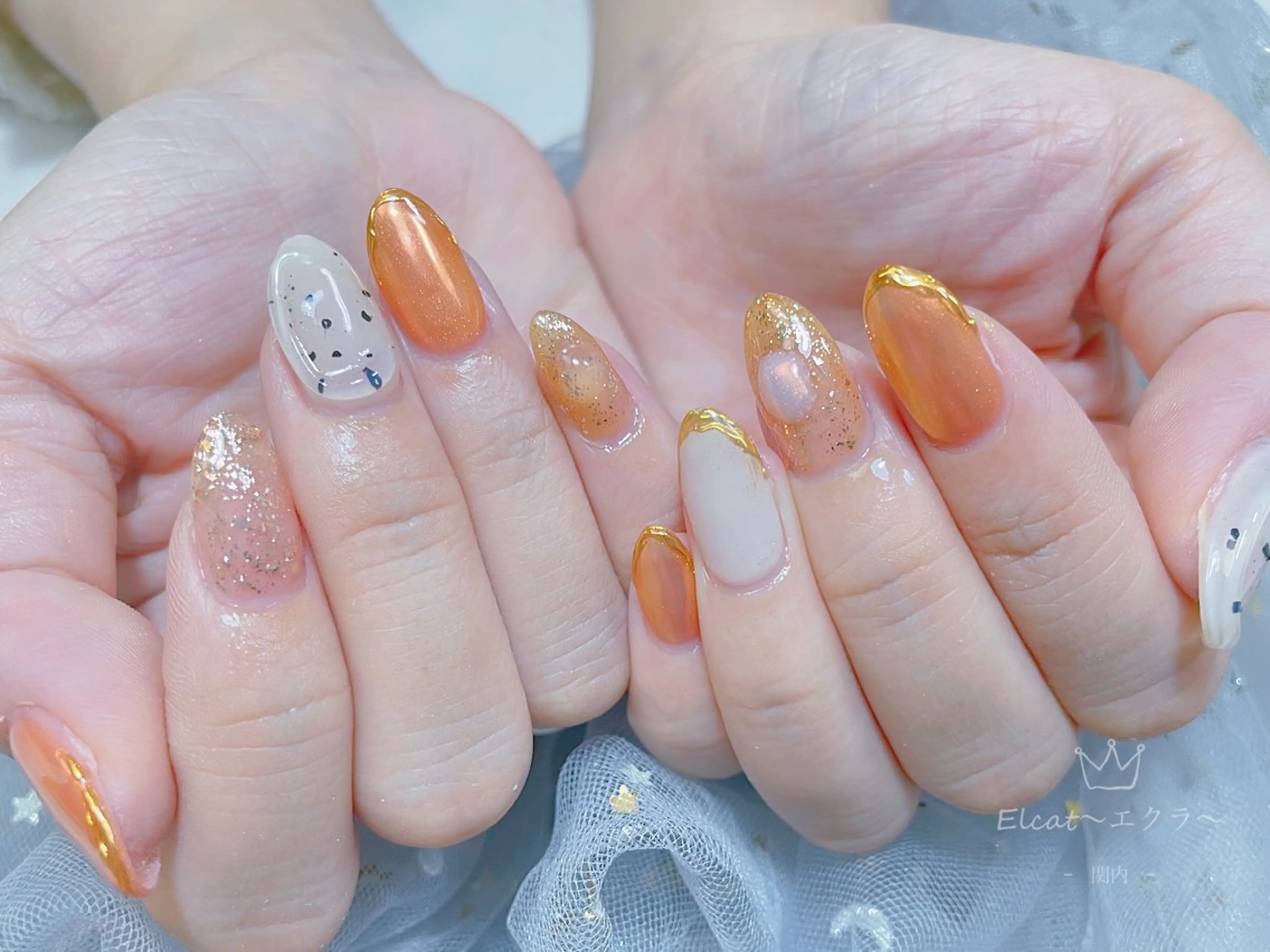 ネイル ハンドネイル ハンドケア ネイルサロンエクラ 🫧Shizukaのネイルデザイン