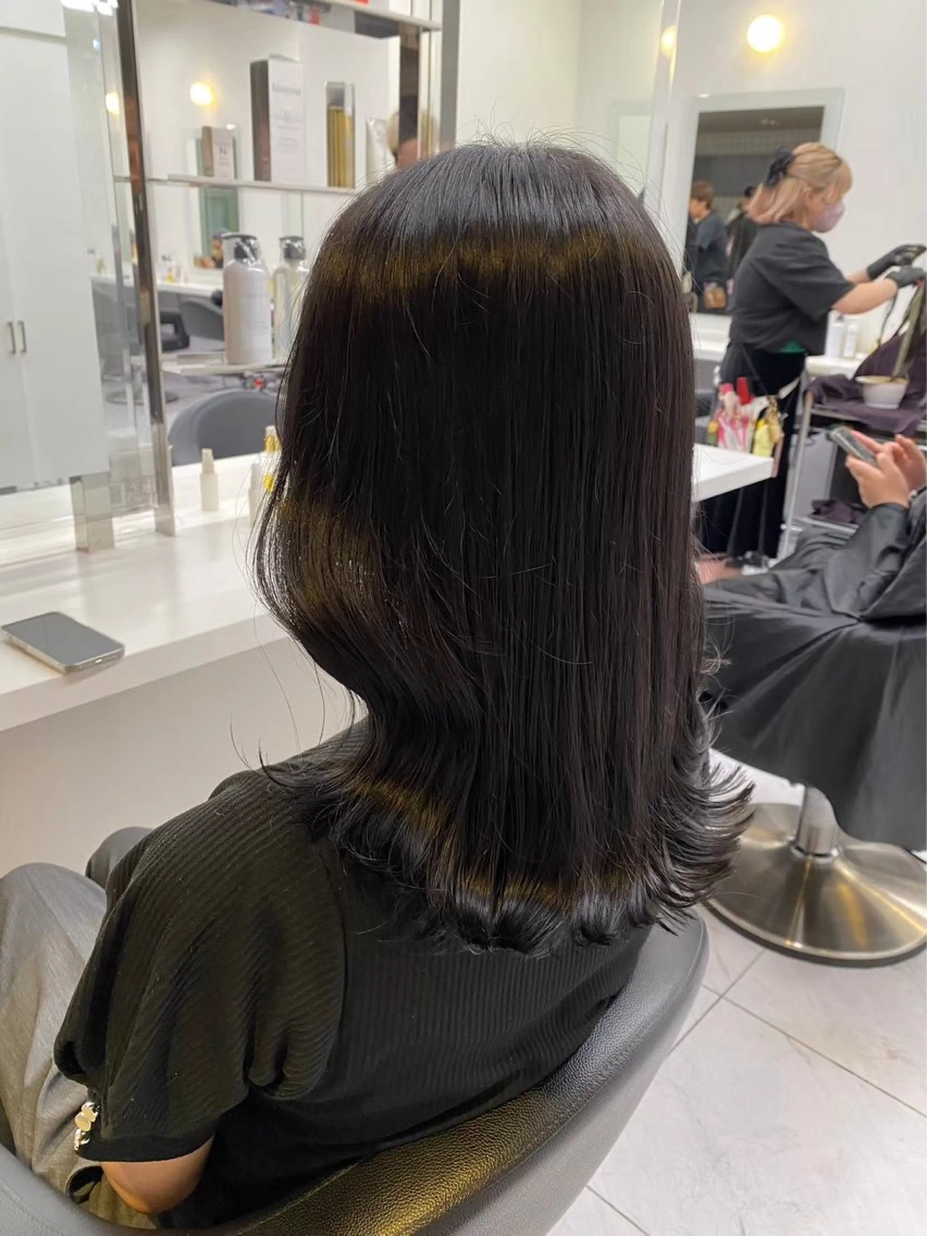 ミディアム カラー ヘアアレンジ Over hair_ misakiのヘアスタイル