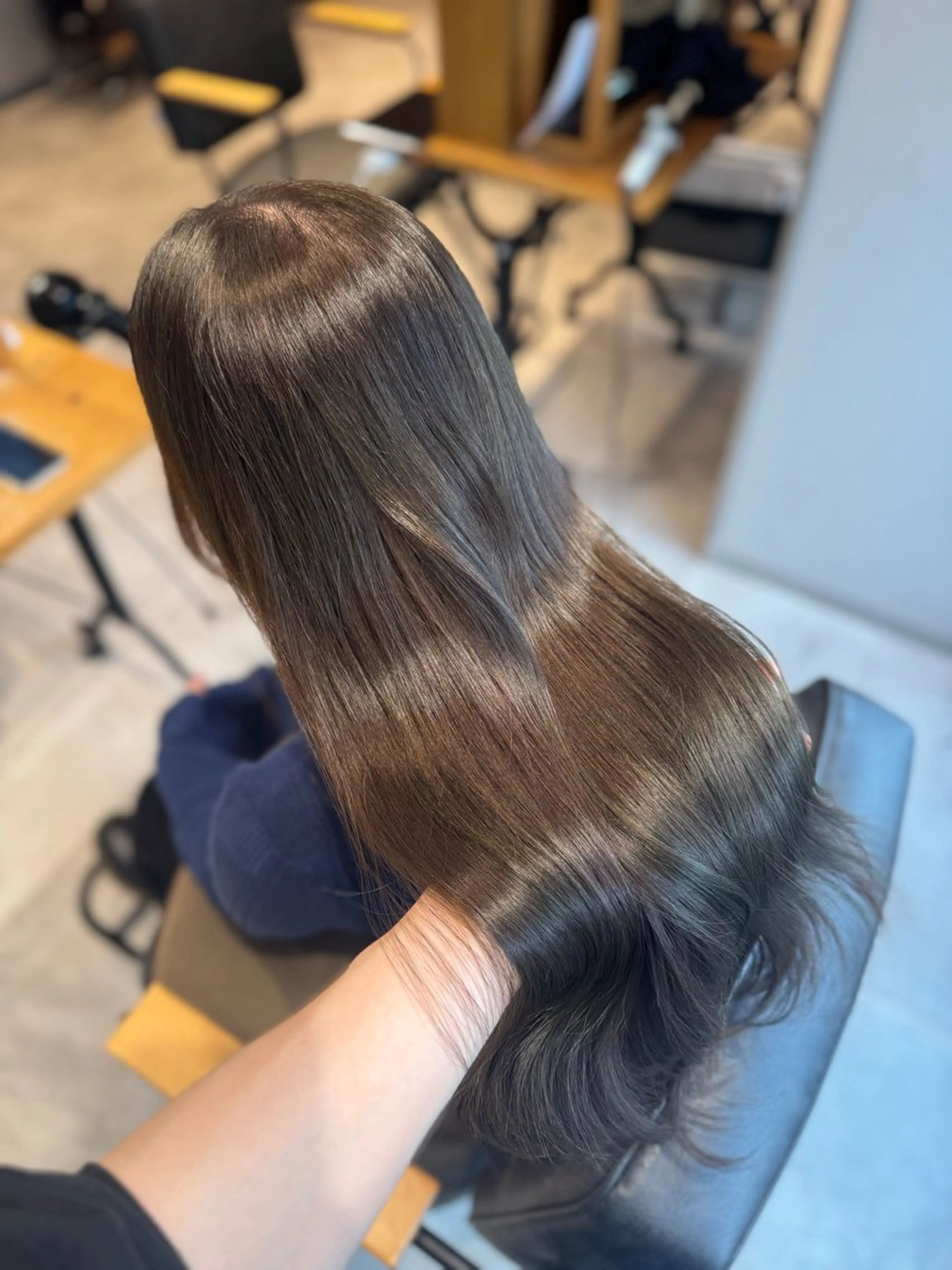 ロング カラー 宮本 優のヘアスタイル