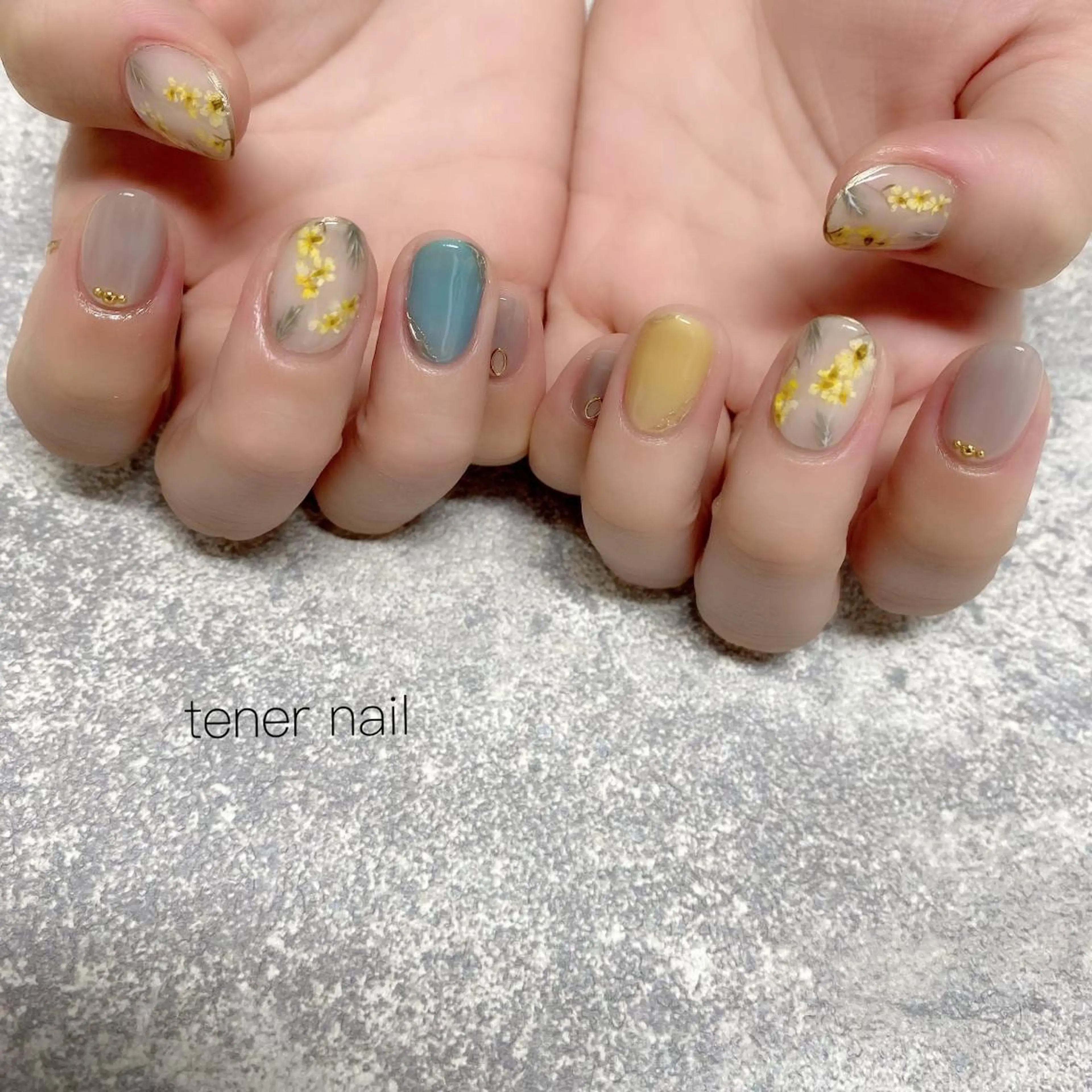 ネイル フラワーネイル テネルネイル tener nailのネイルデザイン