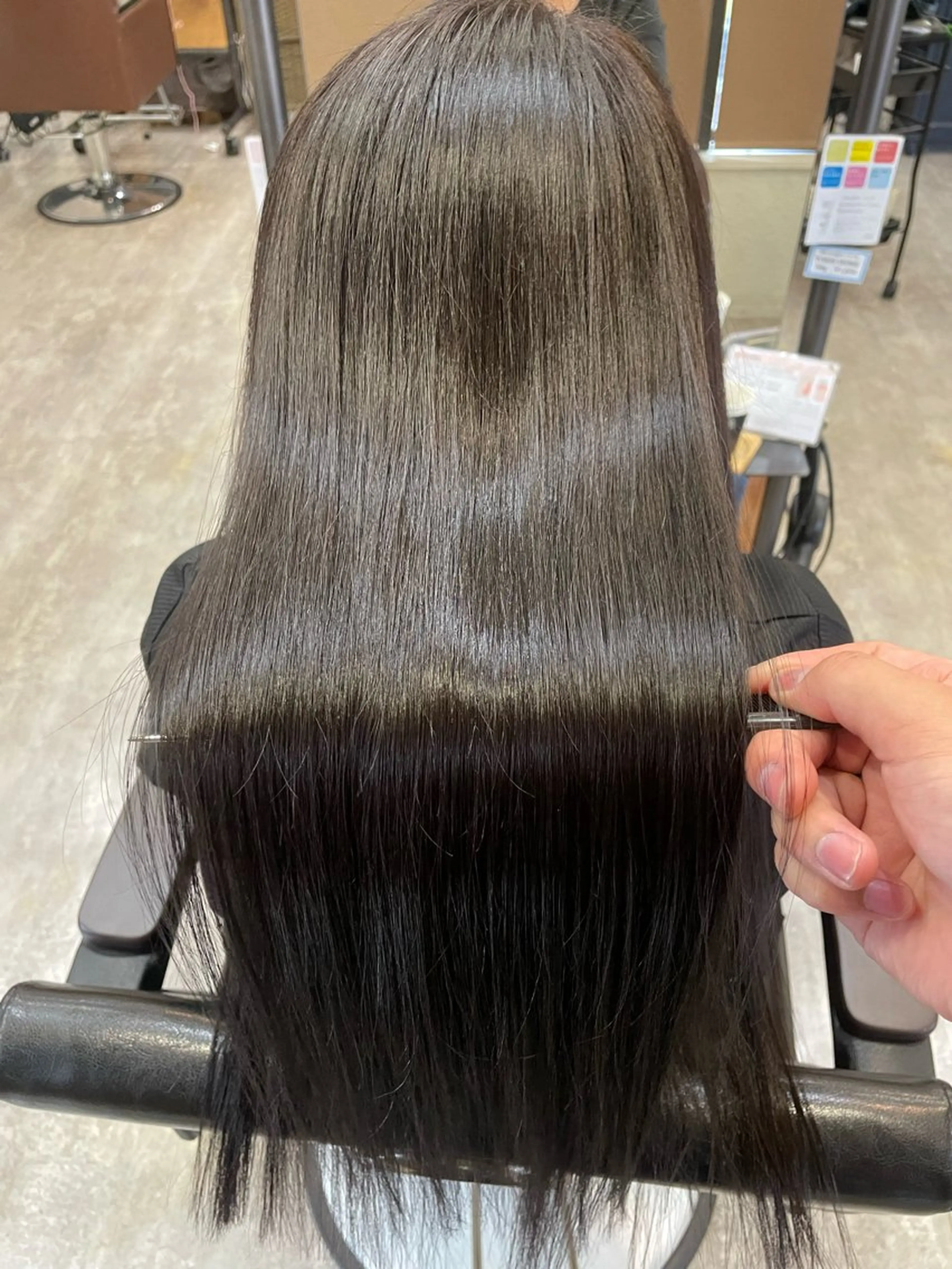 ロング カラー 髪質改善 カット ヘアカラー トリートメント RIKU 髪質改善/縮毛矯正のヘアスタイル