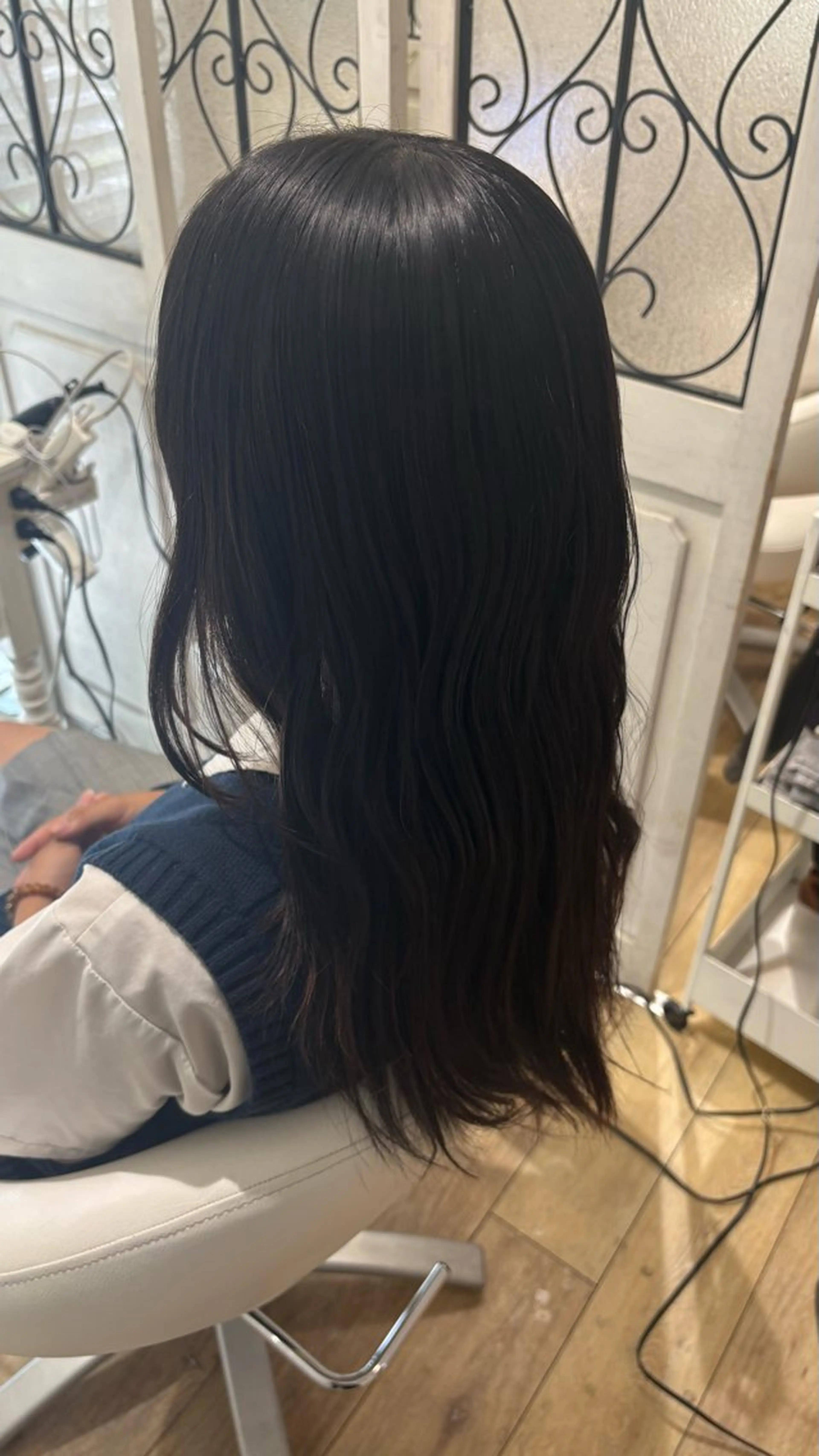 セミロング カラー カット トリートメント 似合わせ 顔周りYUUGAのヘアスタイル