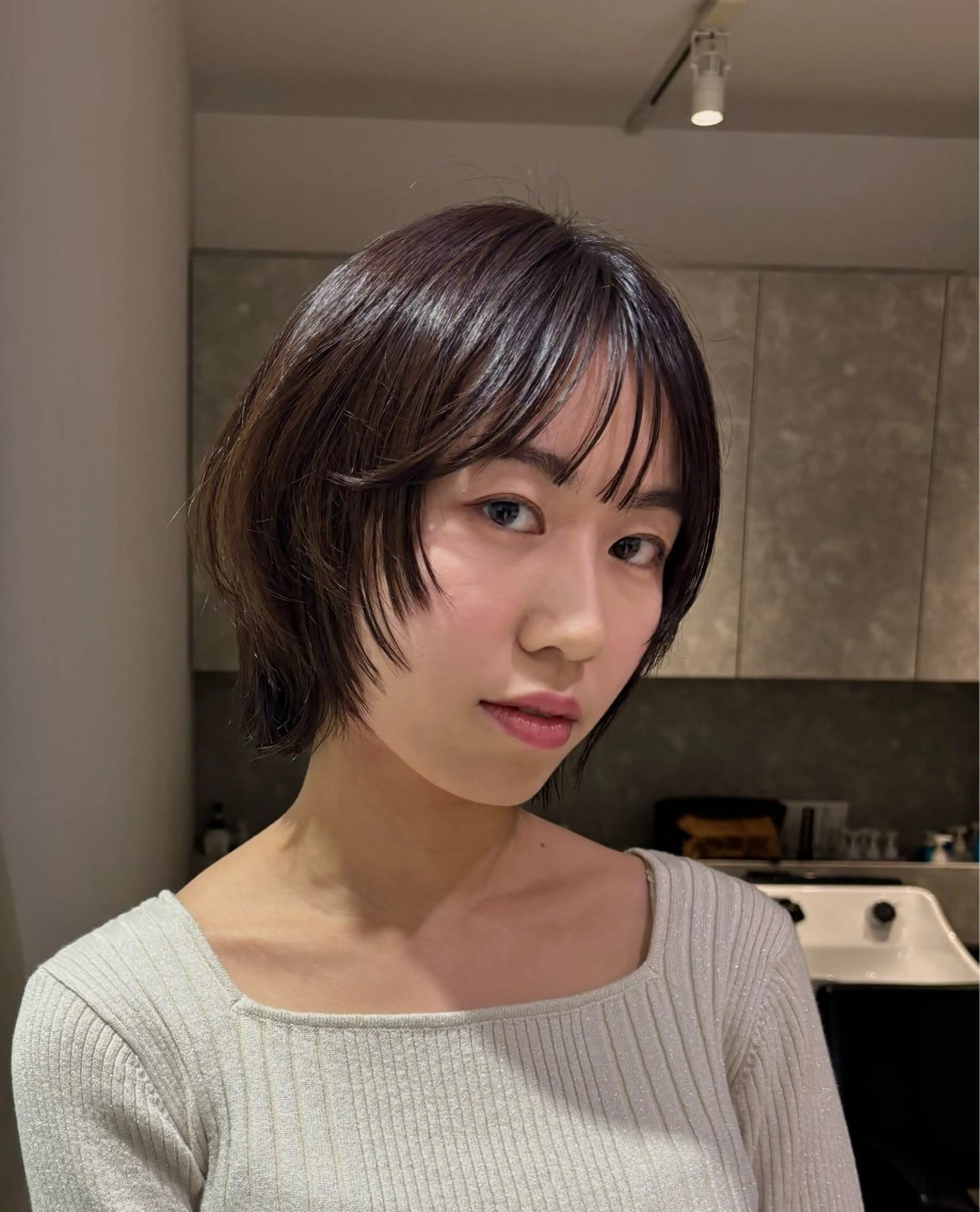 ショート ボブ/透明感カラー/ あかねのヘアスタイル
