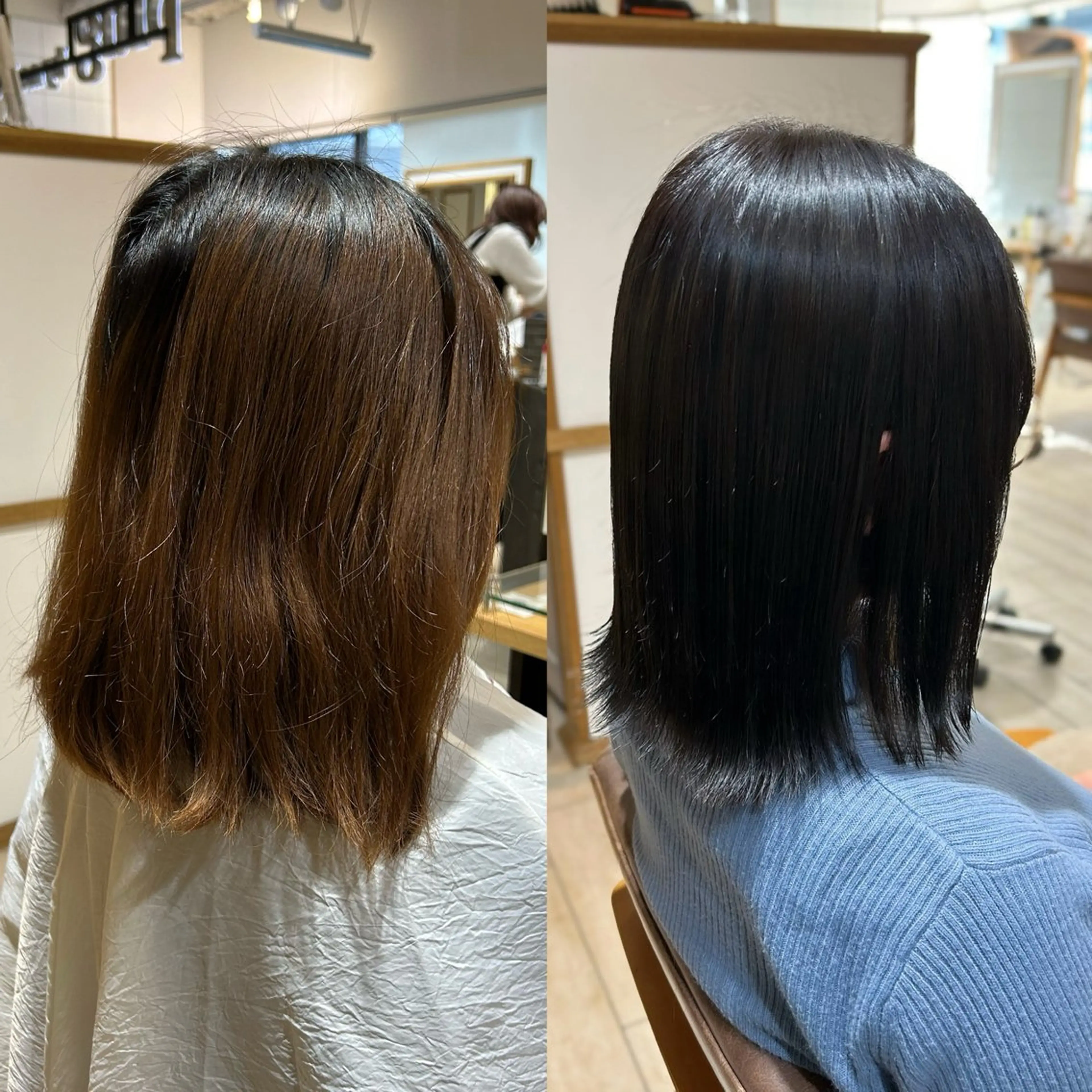 ミディアム カラー カット ヘアカラー トリートメント Ami 🕊‎✨のヘアスタイル