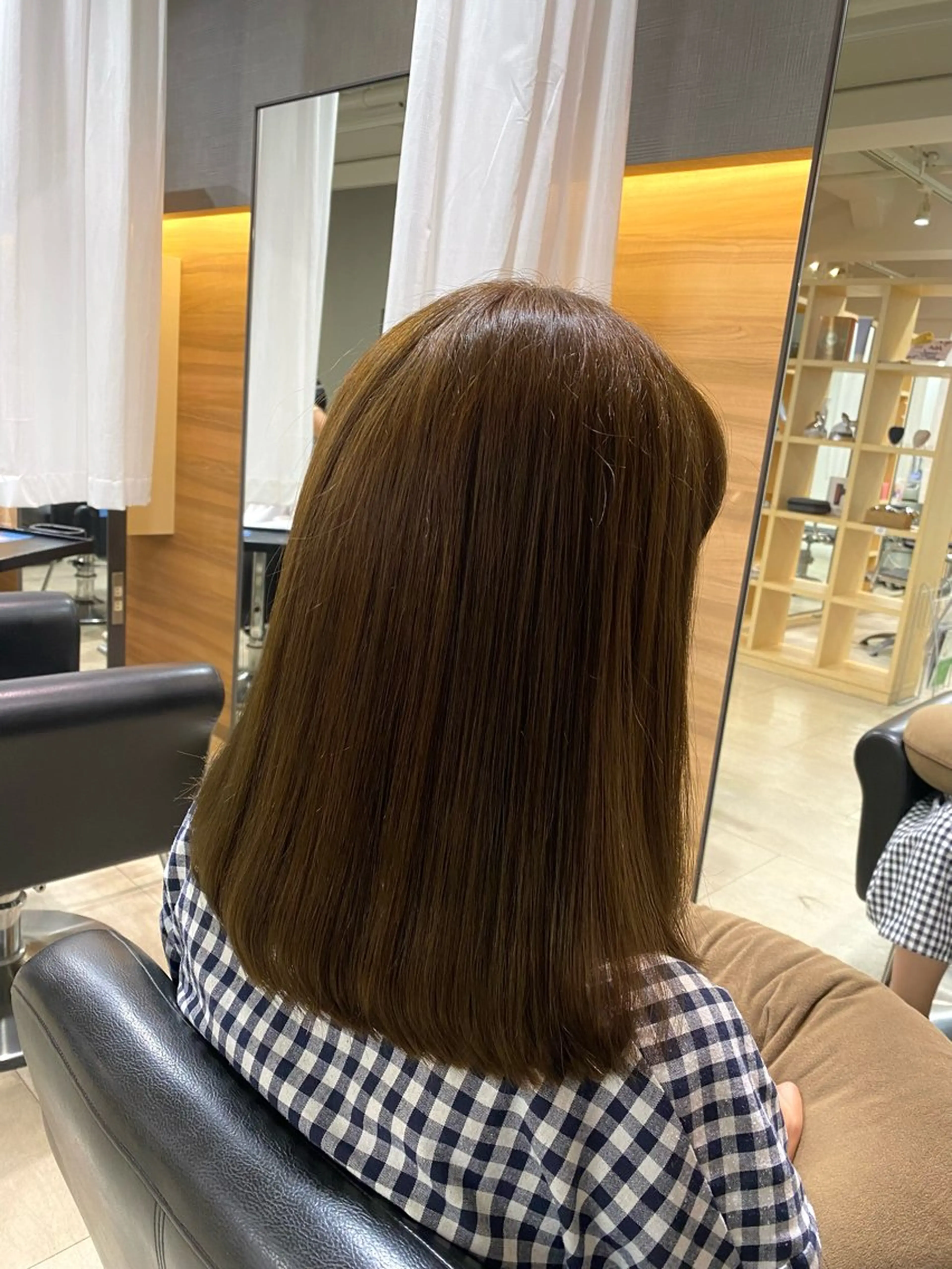 ロング カラー ベージュカラー ブリーチ ブラウンカラー ブラウンベージュ ダブルカラー 松本 絢乃のヘアスタイル