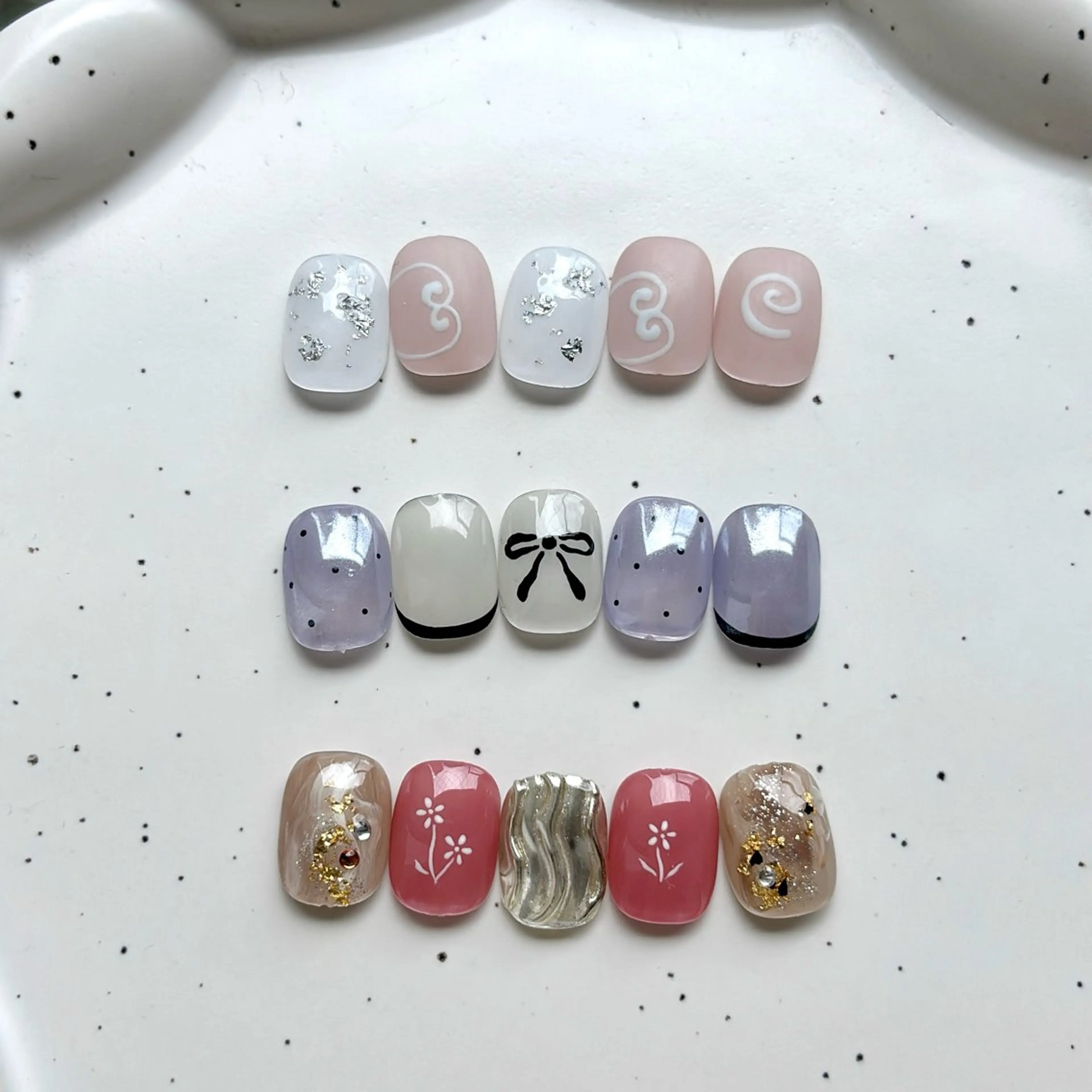 ネイル ハンドネイル my little 𖠿 .゜のネイルデザイン