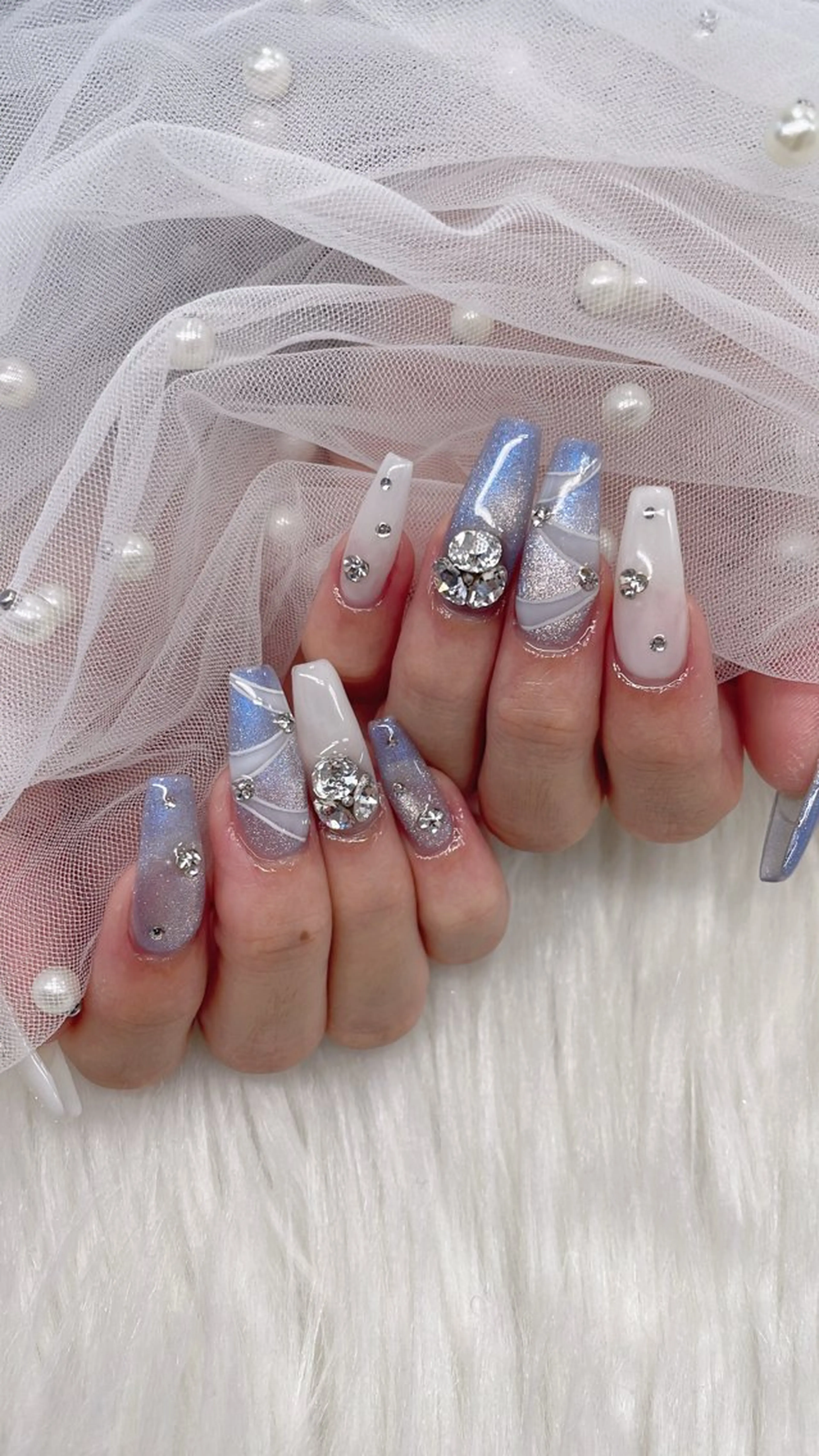 ネイル 冬ネイル ♡tener♡ YURINEのネイルデザイン
