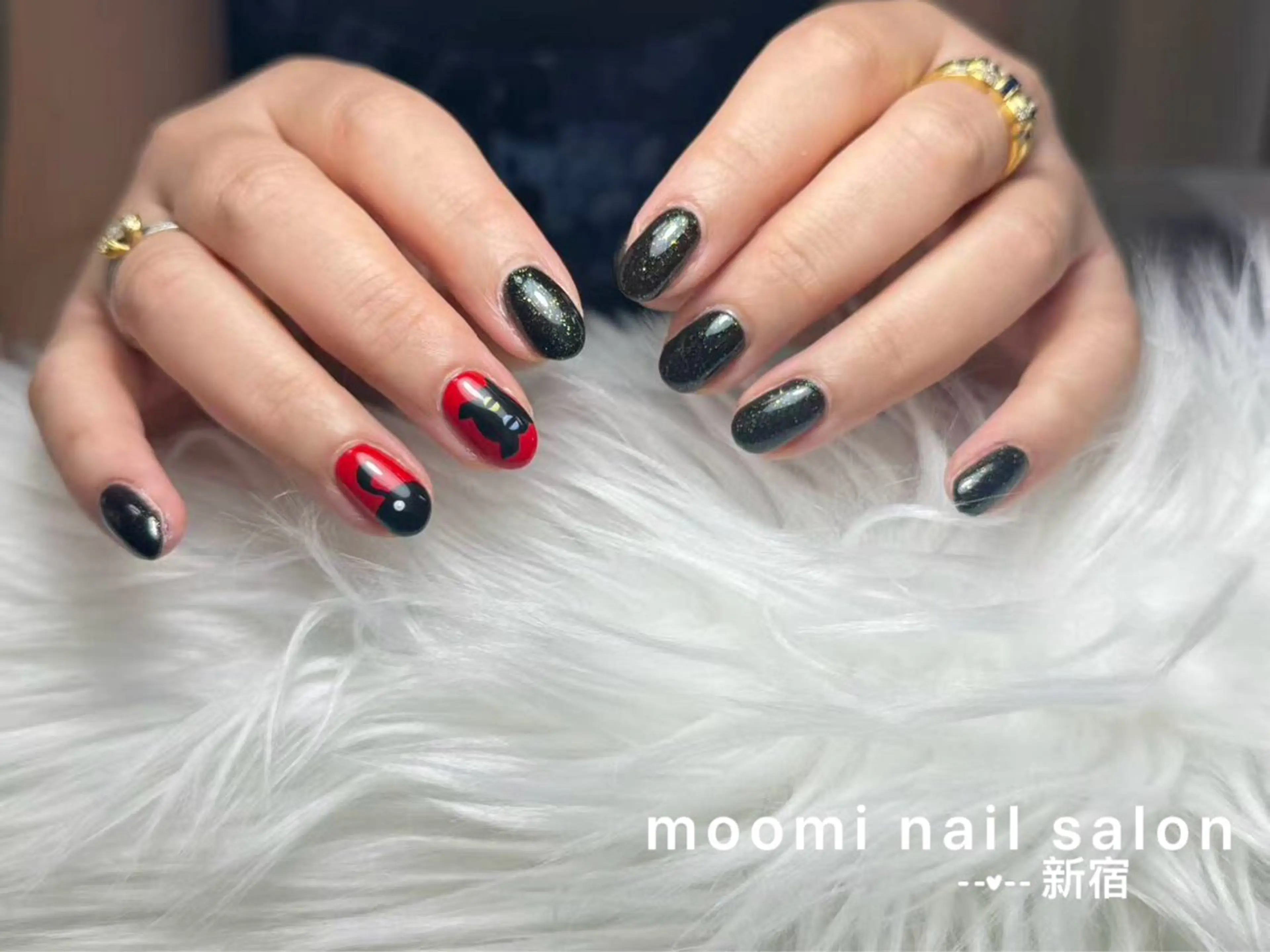 ネイル チークネイル フレンチネイル ジェルネイル グラデーション ハート ハンドネイル moomi nail スカルプ専門のネイルデザイン
