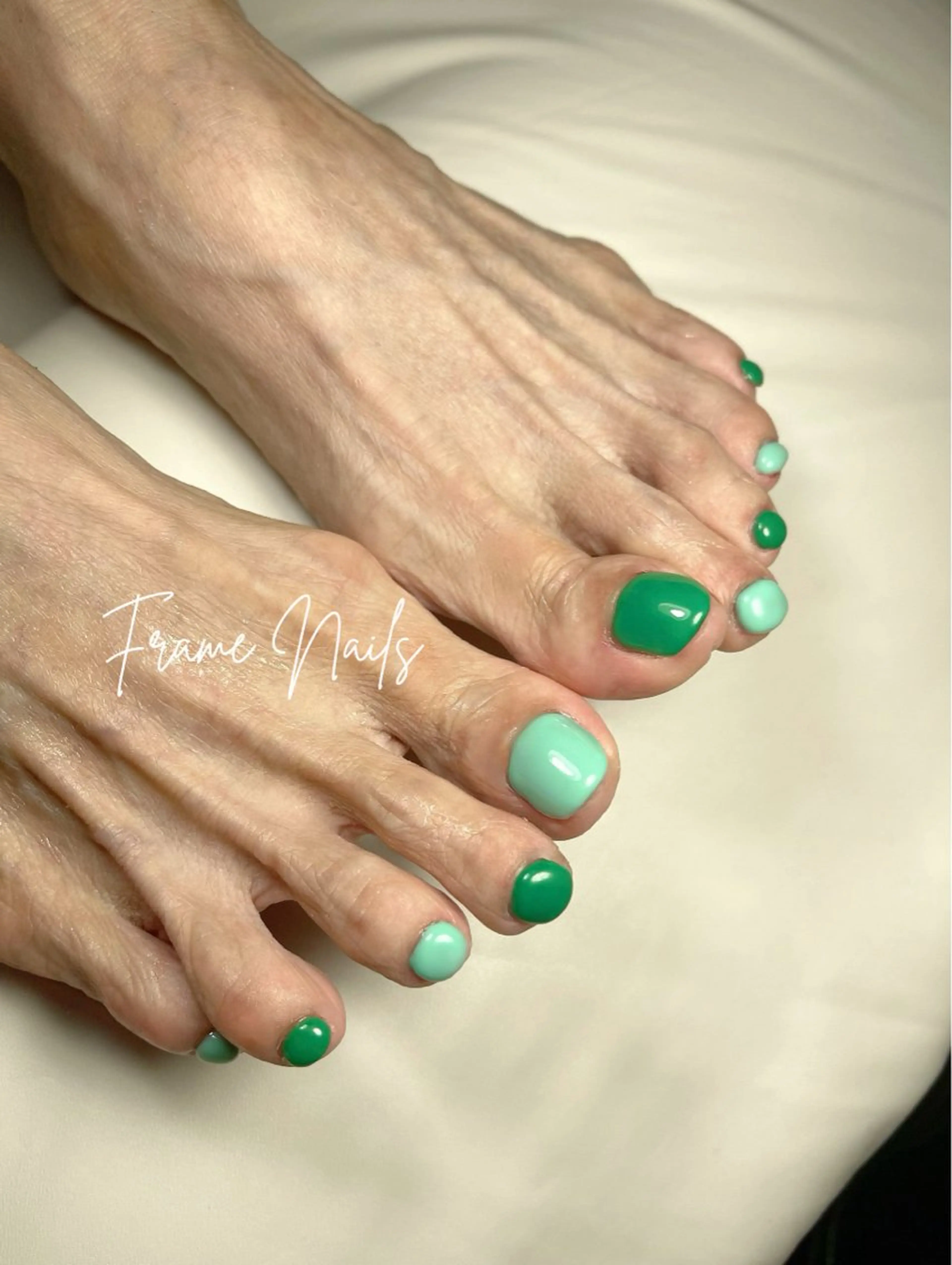 ネイル フットネイル Okamori Airiのネイルデザイン