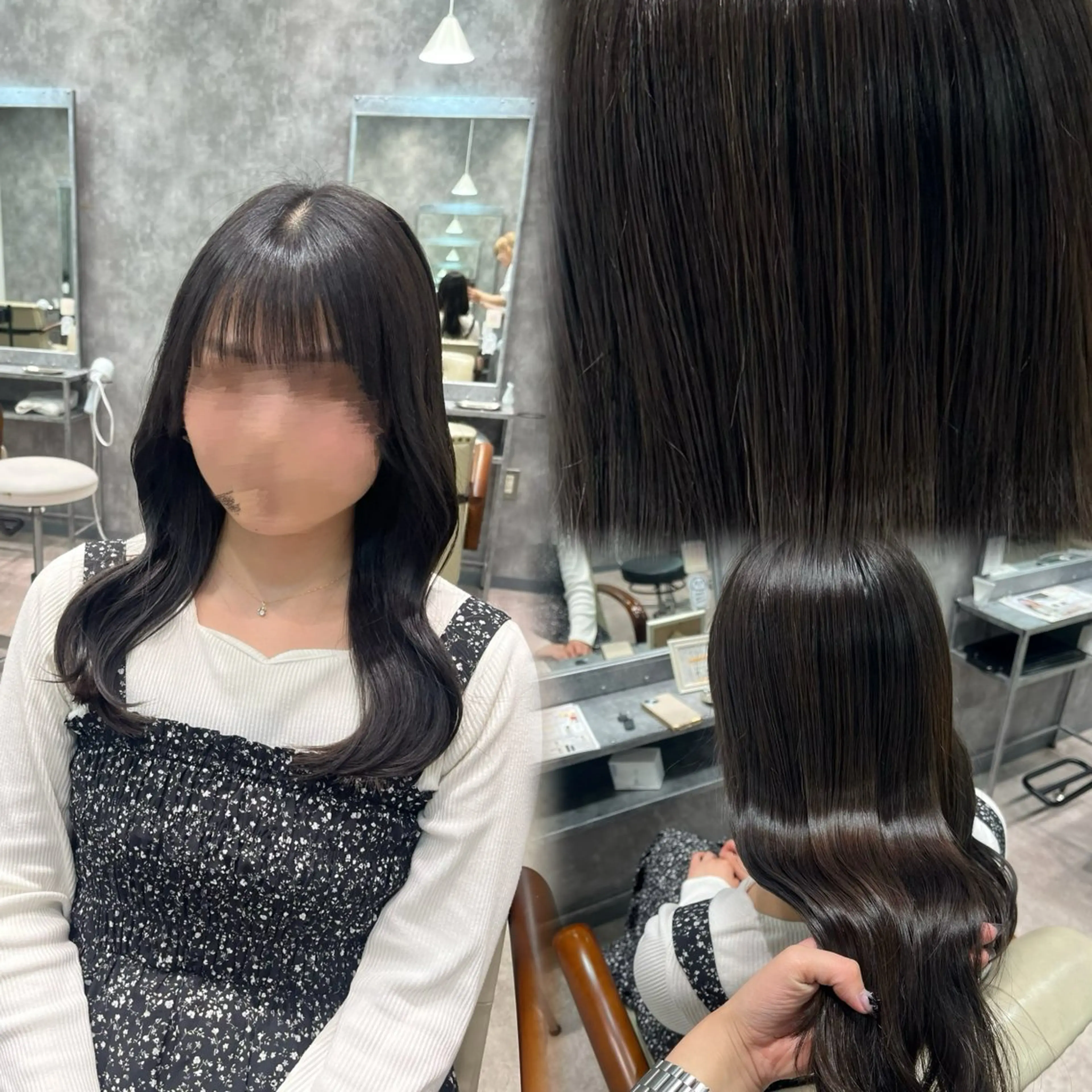 セミロング 勝 瑞貴のヘアスタイル