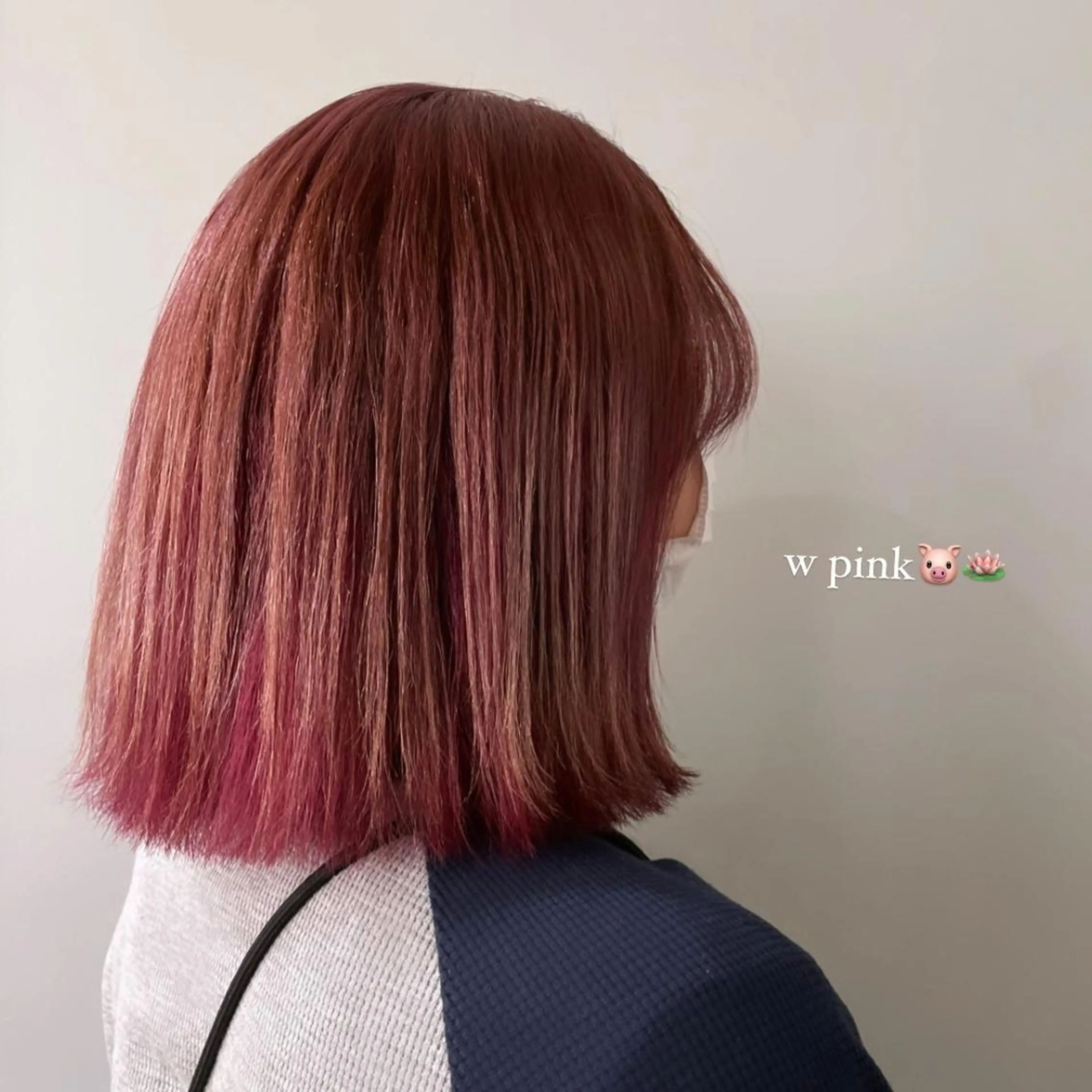 カラー いまかわ ゆなのヘアスタイル