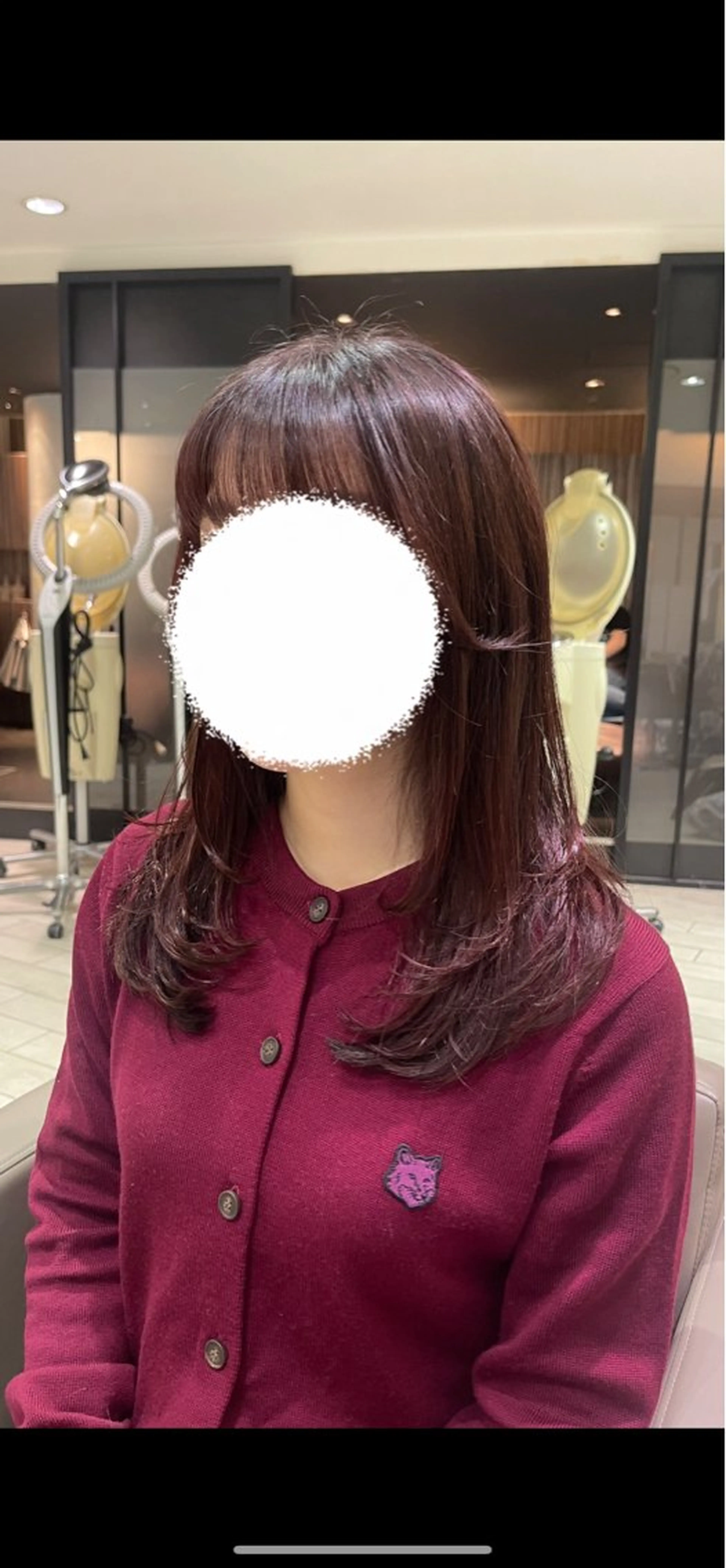 ロング 【AIR銀座】 園田萌華のヘアスタイル