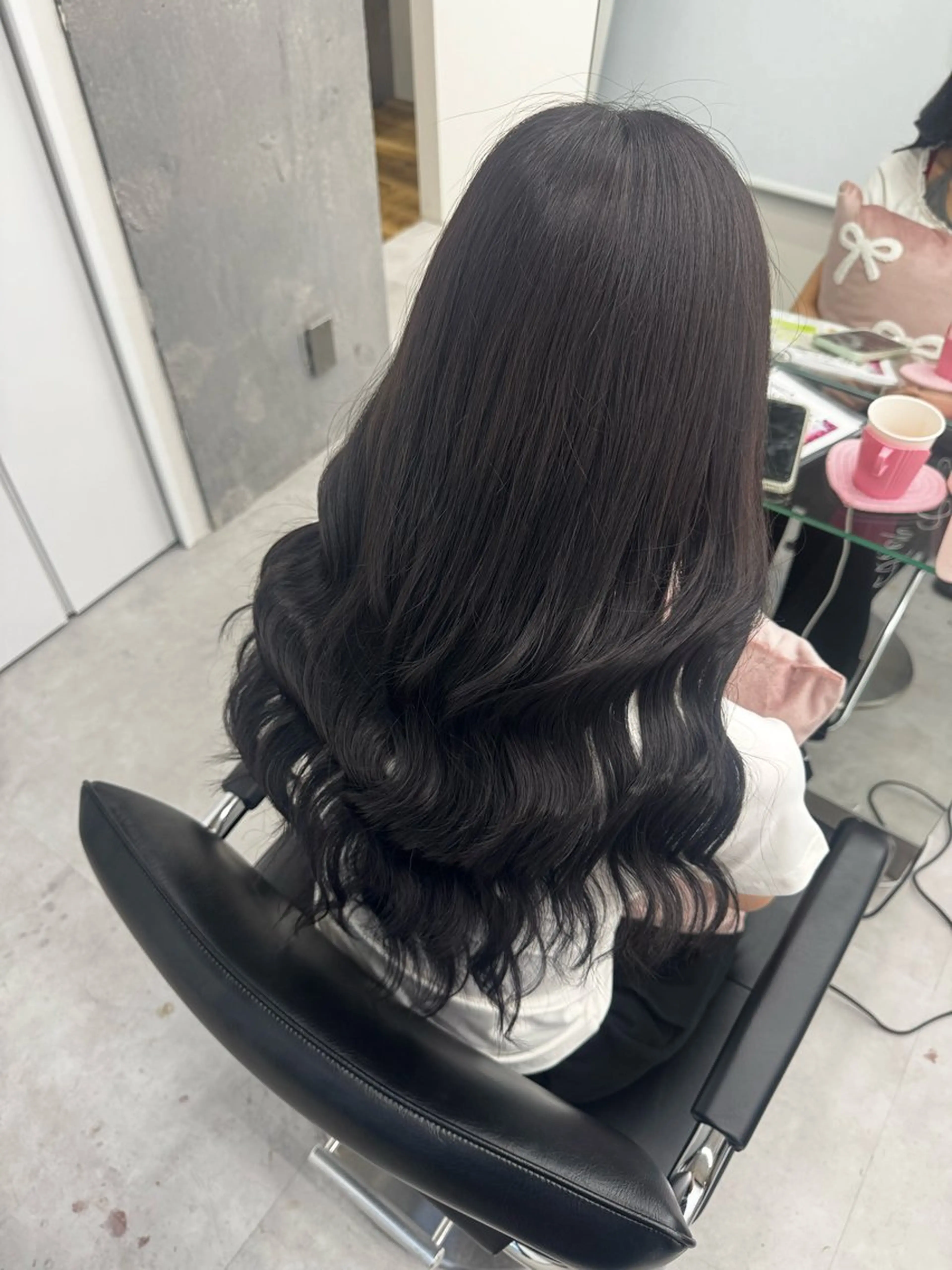 ロング ヘアカラー エクステ 横浜　エクステ🎀 カラー／ルナのヘアスタイル