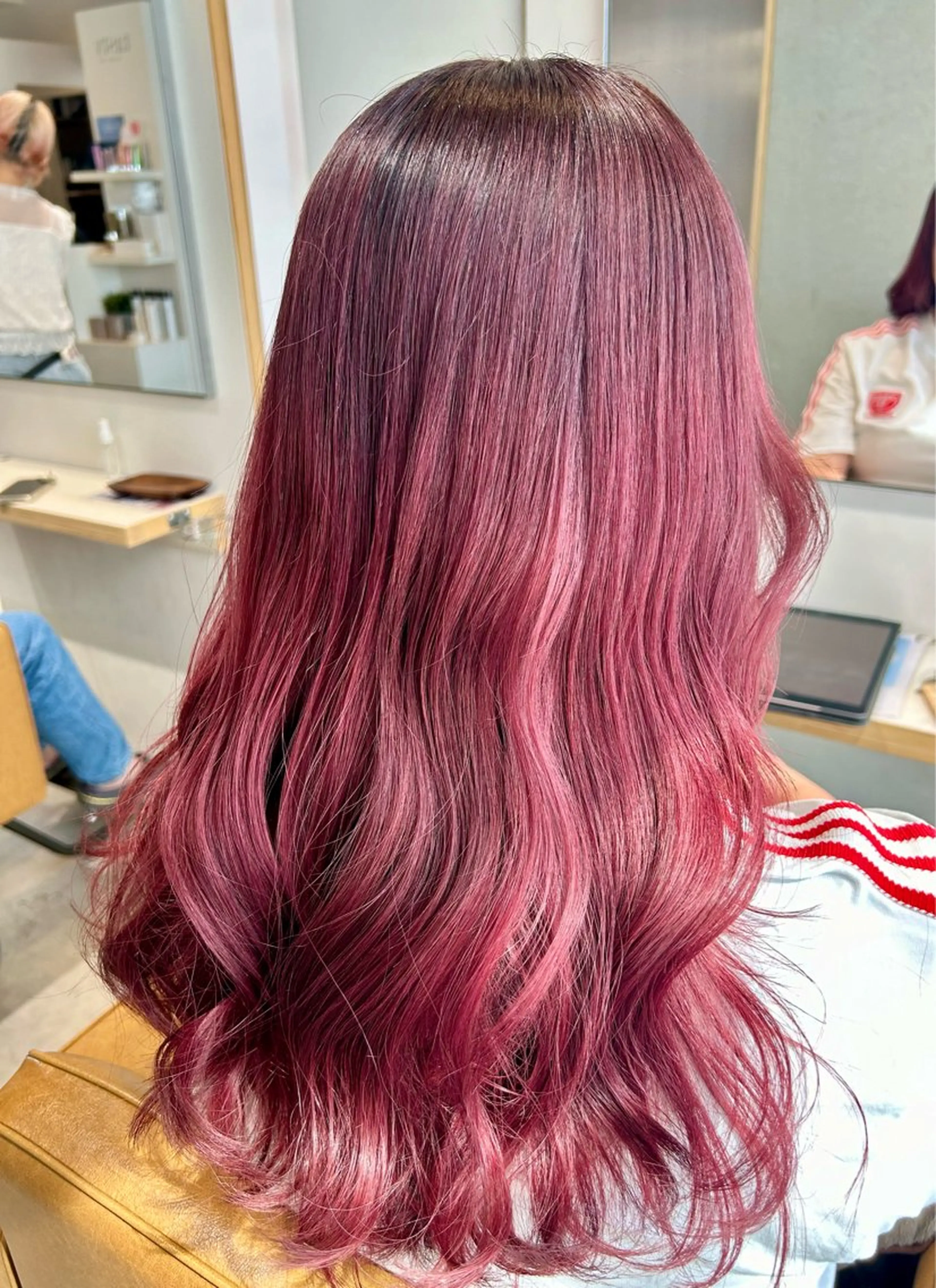 ロング ヘアカラー トリートメント 艶髪/韓国風🤍🖤 小林実央‎のヘアスタイル