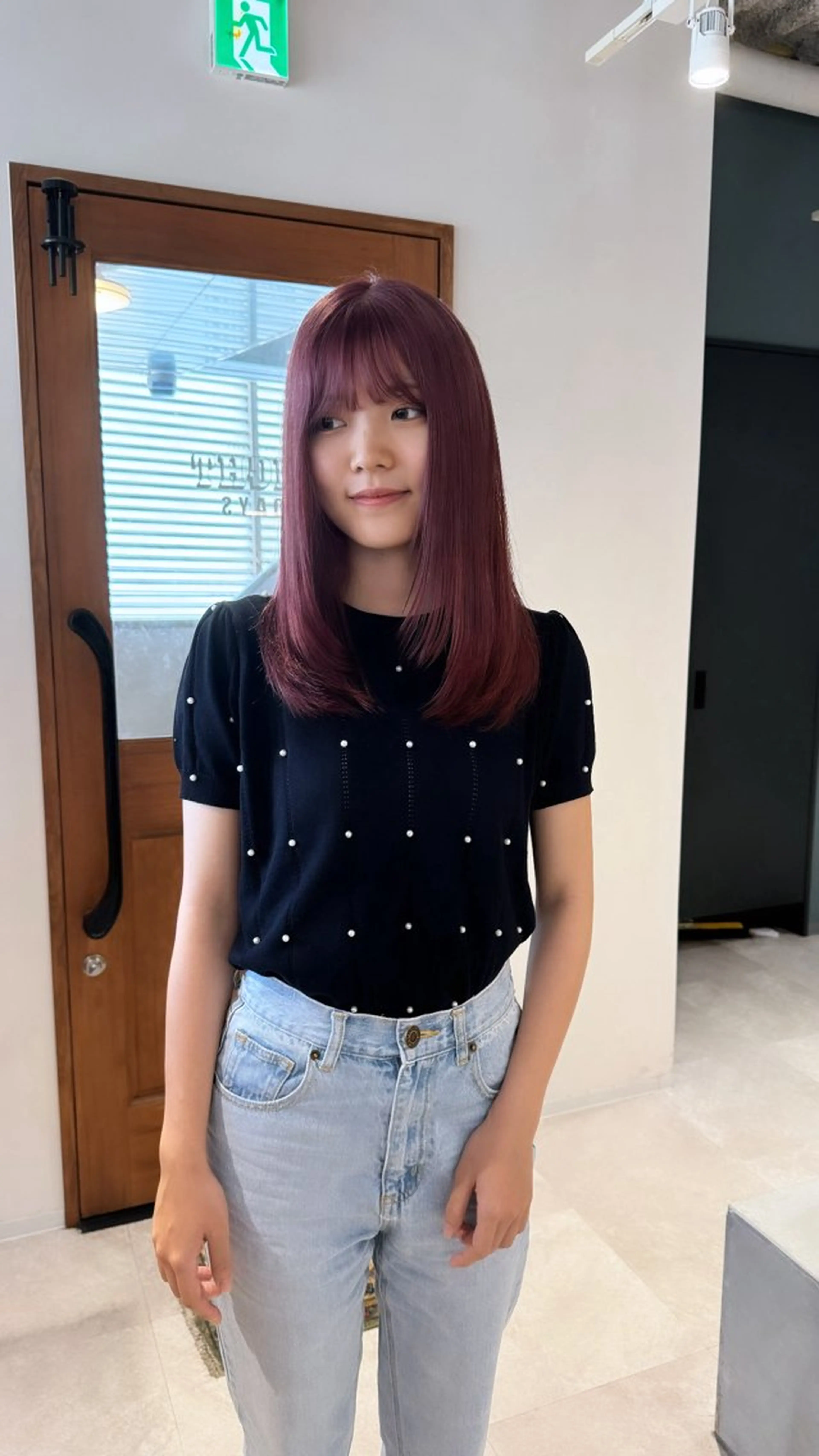 カラー ブリーチ ヘアカラー トリートメント 優梨 EIGHT💞のヘアスタイル