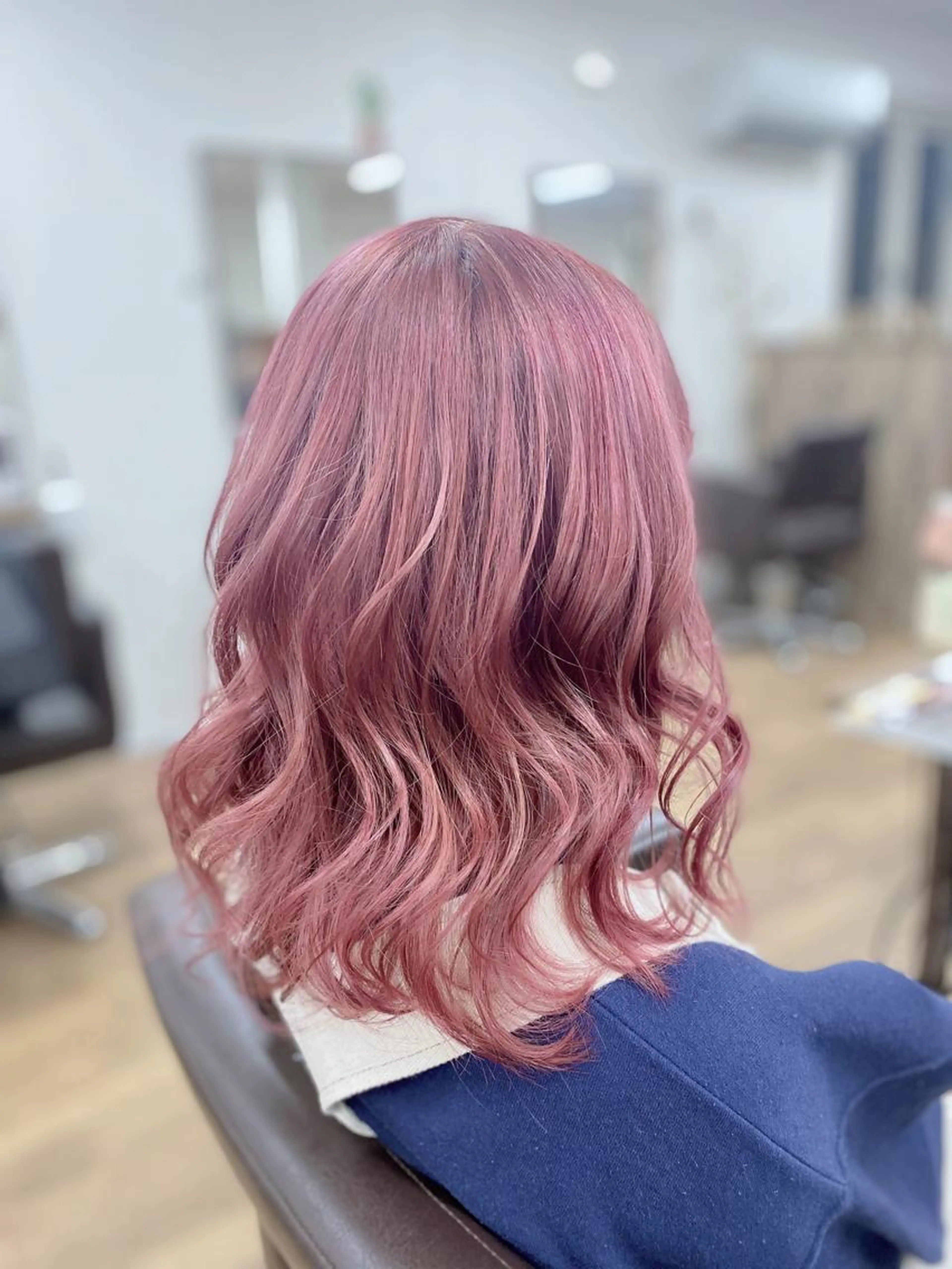 🌈【デザインカラー】全体ダブルブリーチ➕カラーの写真