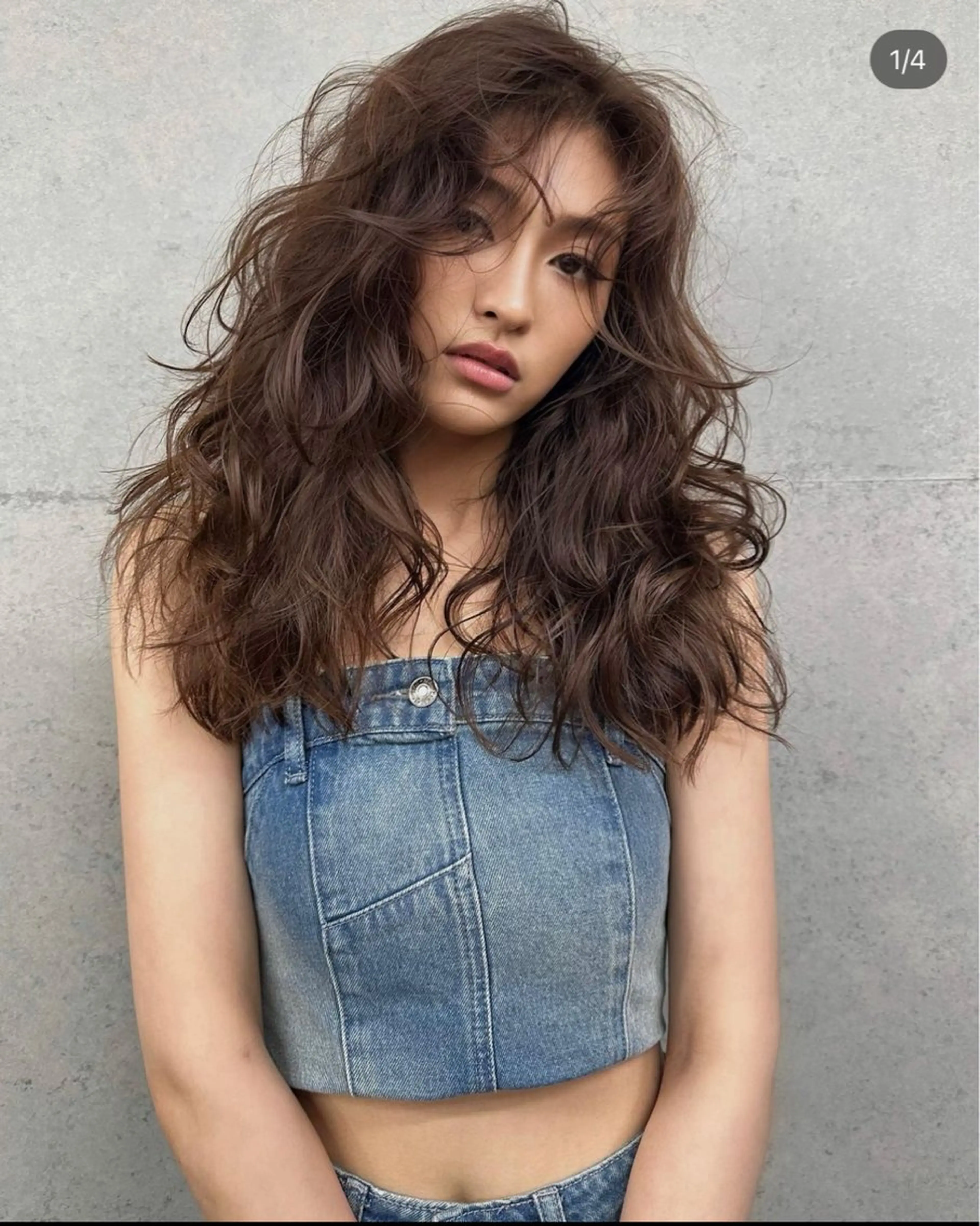 ロング コスメパーマ 佐藤　諒のヘアスタイル