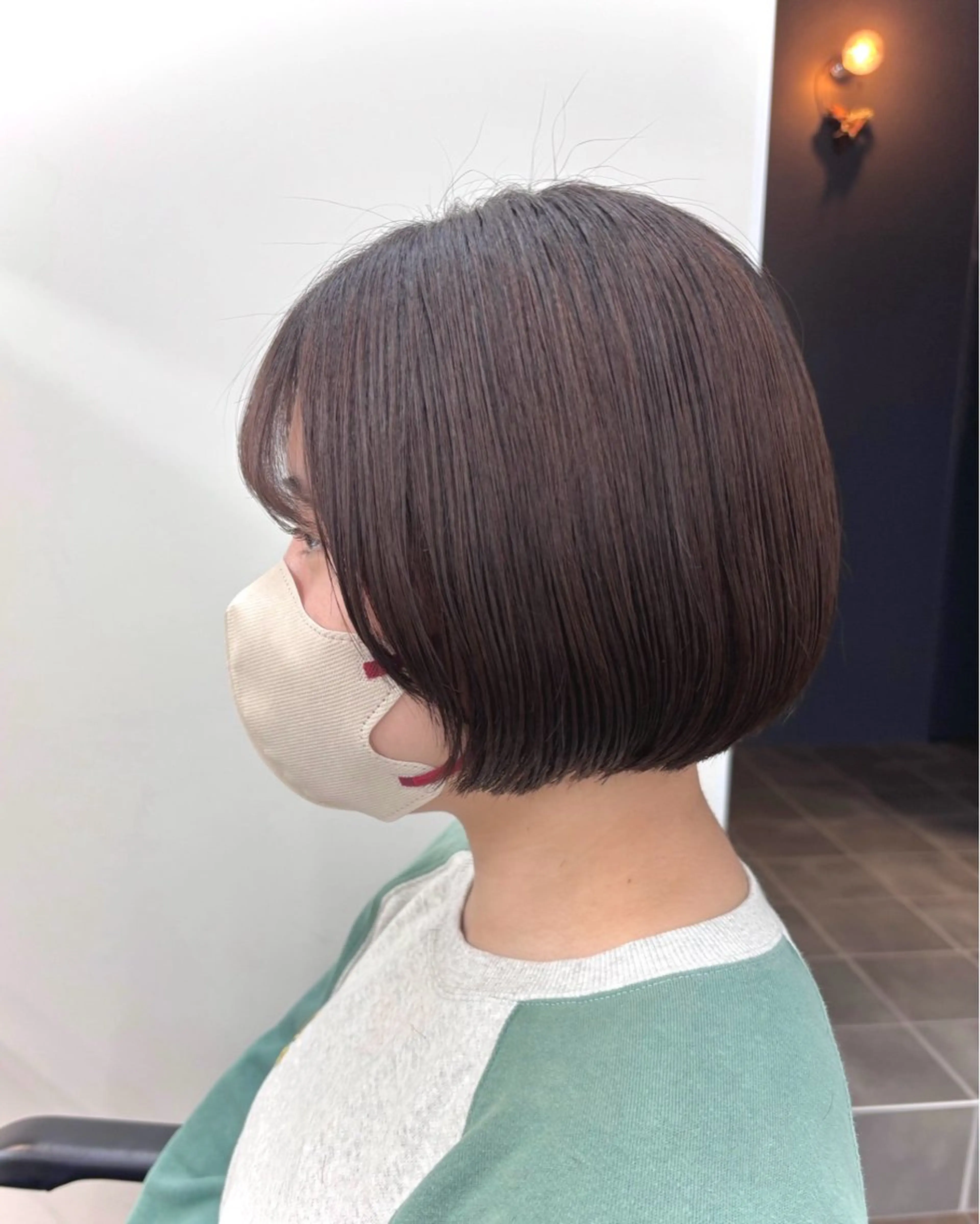 ショート ボブ カット トリートメント かどた はるなのヘアスタイル