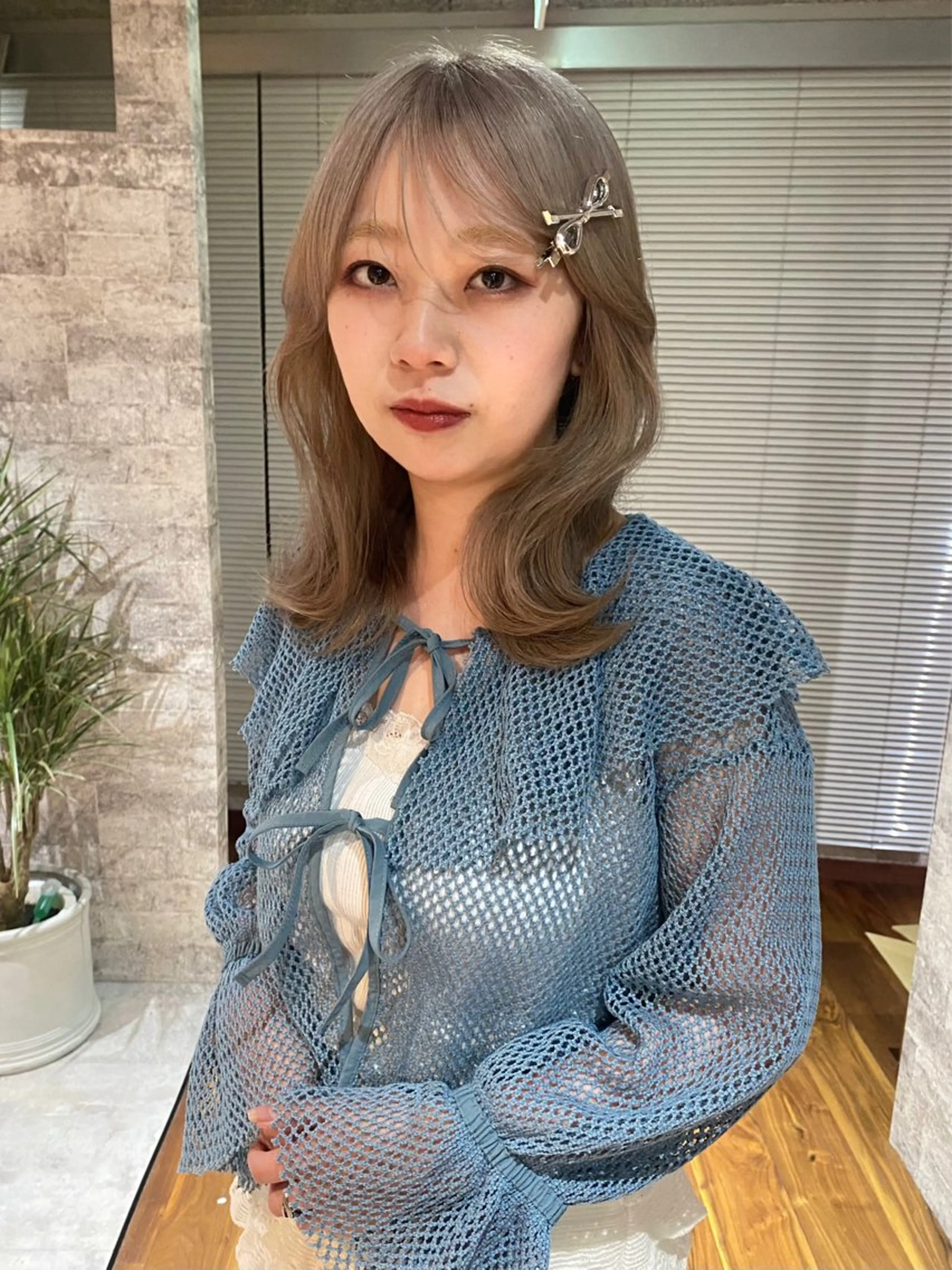 ミディアム カラー カット ヘアカラー トリートメント mai / linoah˚✧のヘアスタイル