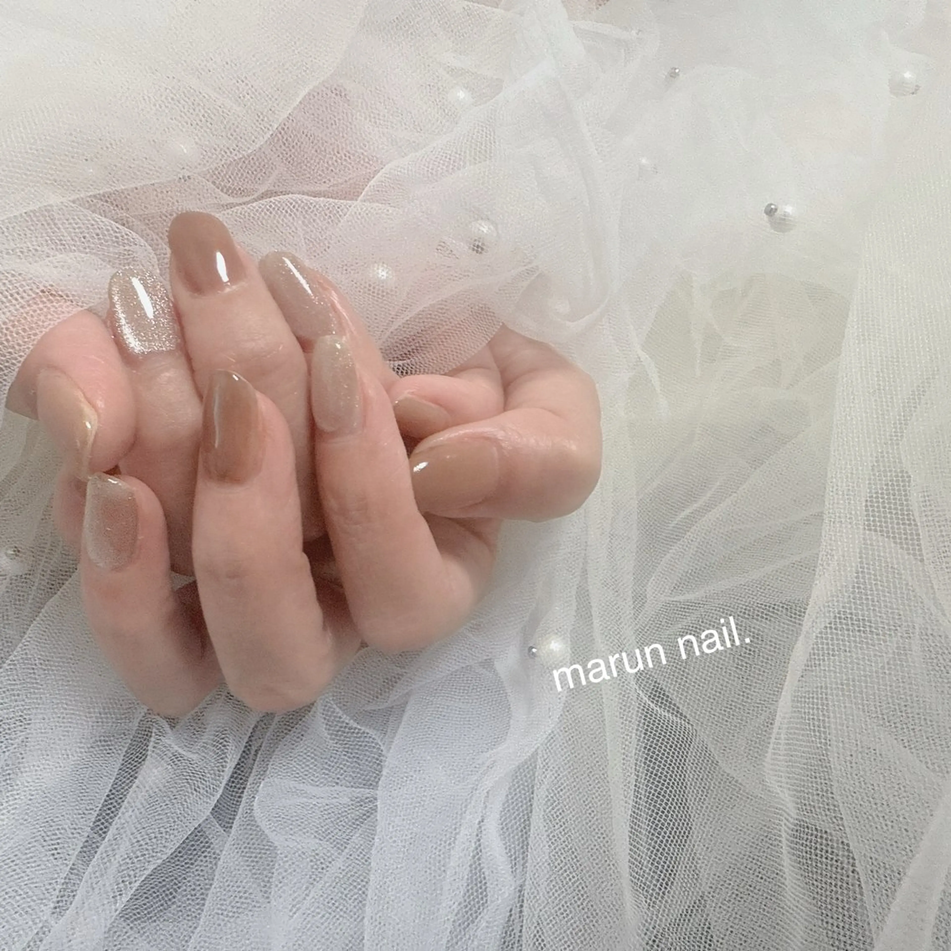 ネイル ジェルネイル シンプルネイル marun._ megumi.のネイルデザイン