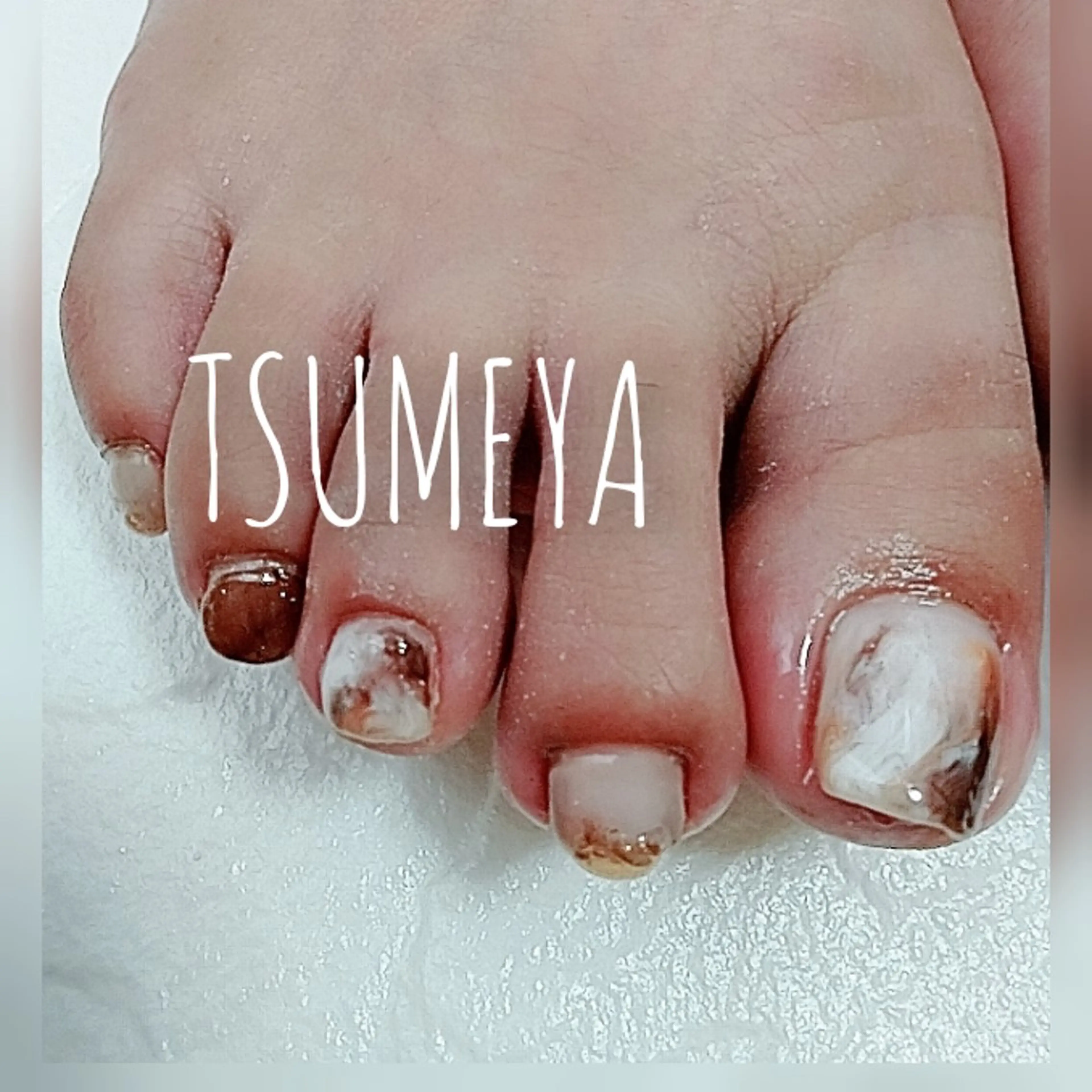 ネイル フットネイル フットネイル _TSUMEYA _のネイルデザイン