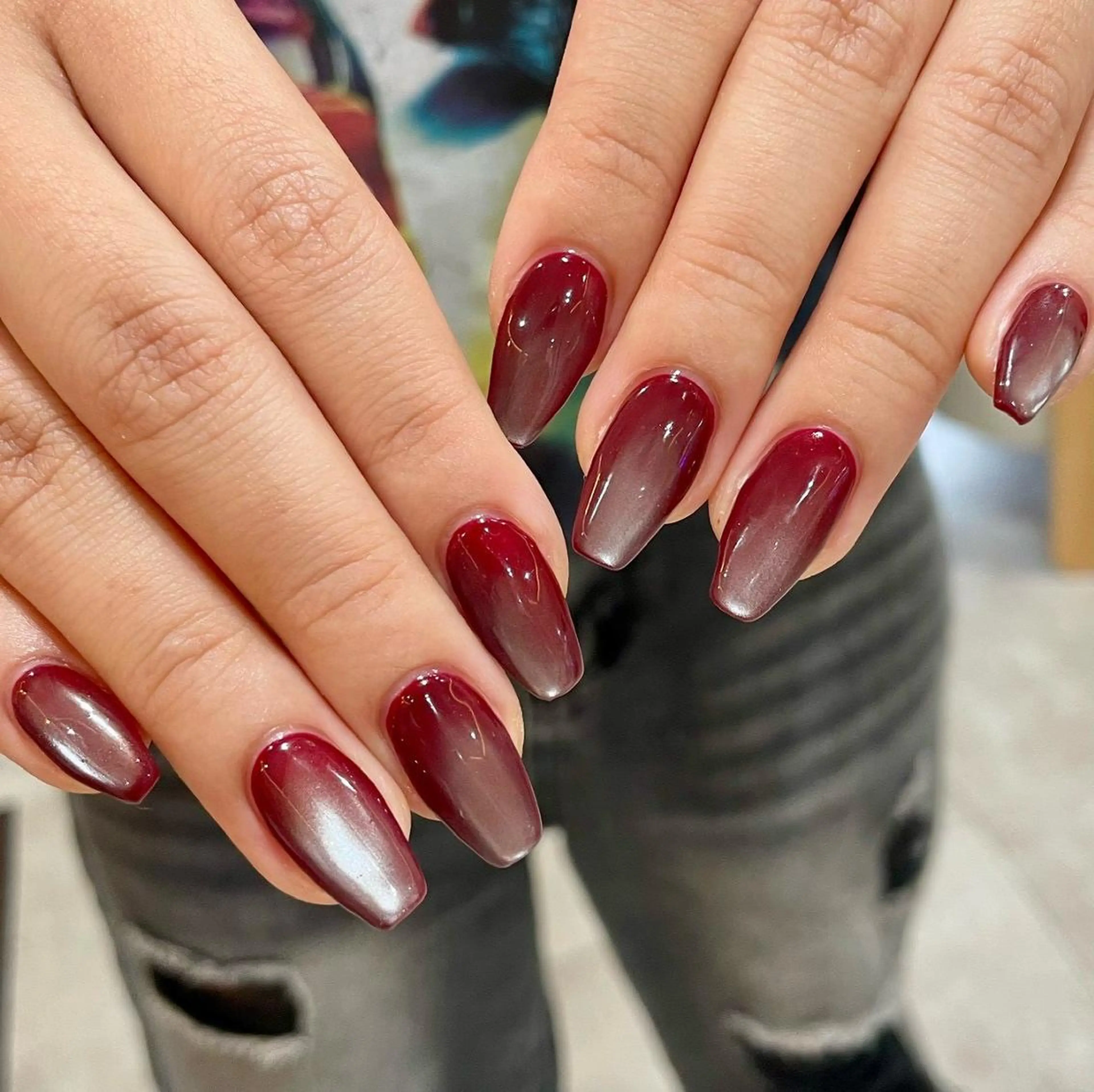 ネイル マグネットネイル ハンドネイル パラジェル認定サロン N°nail 立川のネイルデザイン