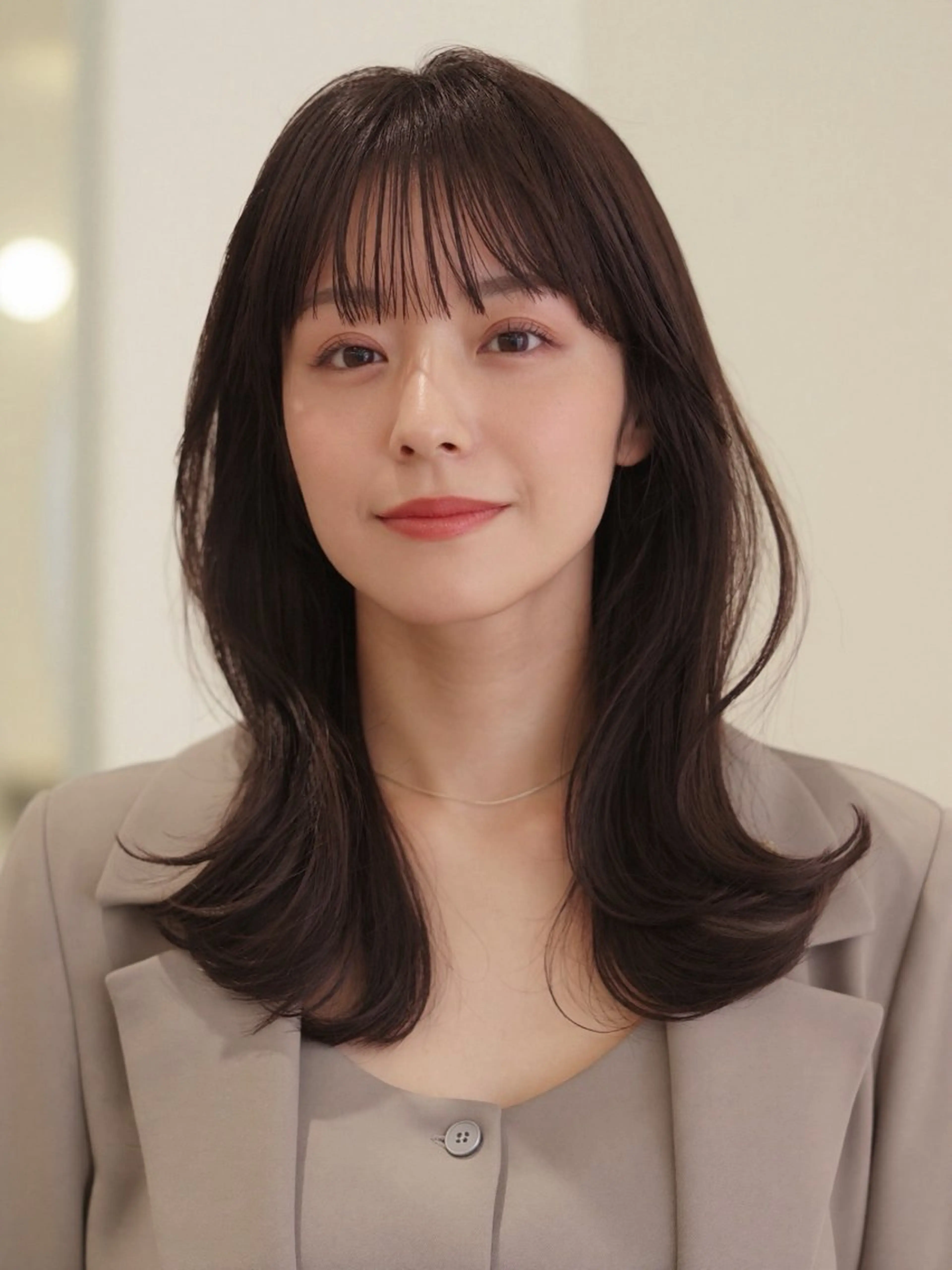 ロング カット ヘアカラー トリートメント MODEks eau 佐藤優志のヘアスタイル