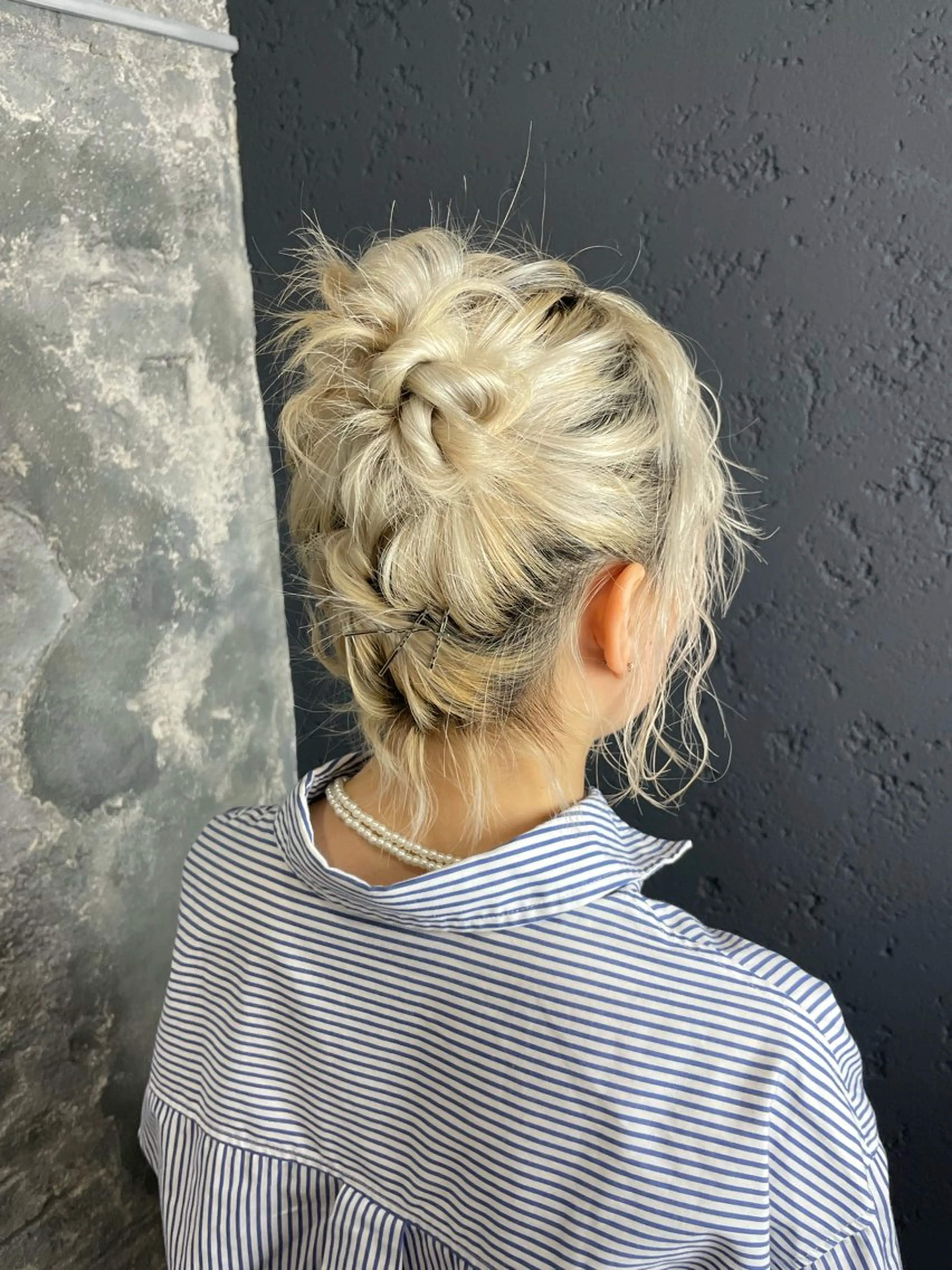 🥂ヘアアレンジ🥂﹨*.お顔周りカットサービス.*∕ 💐ショートorボブさん対象💖/大人かわいいヘアセット/💐の写真