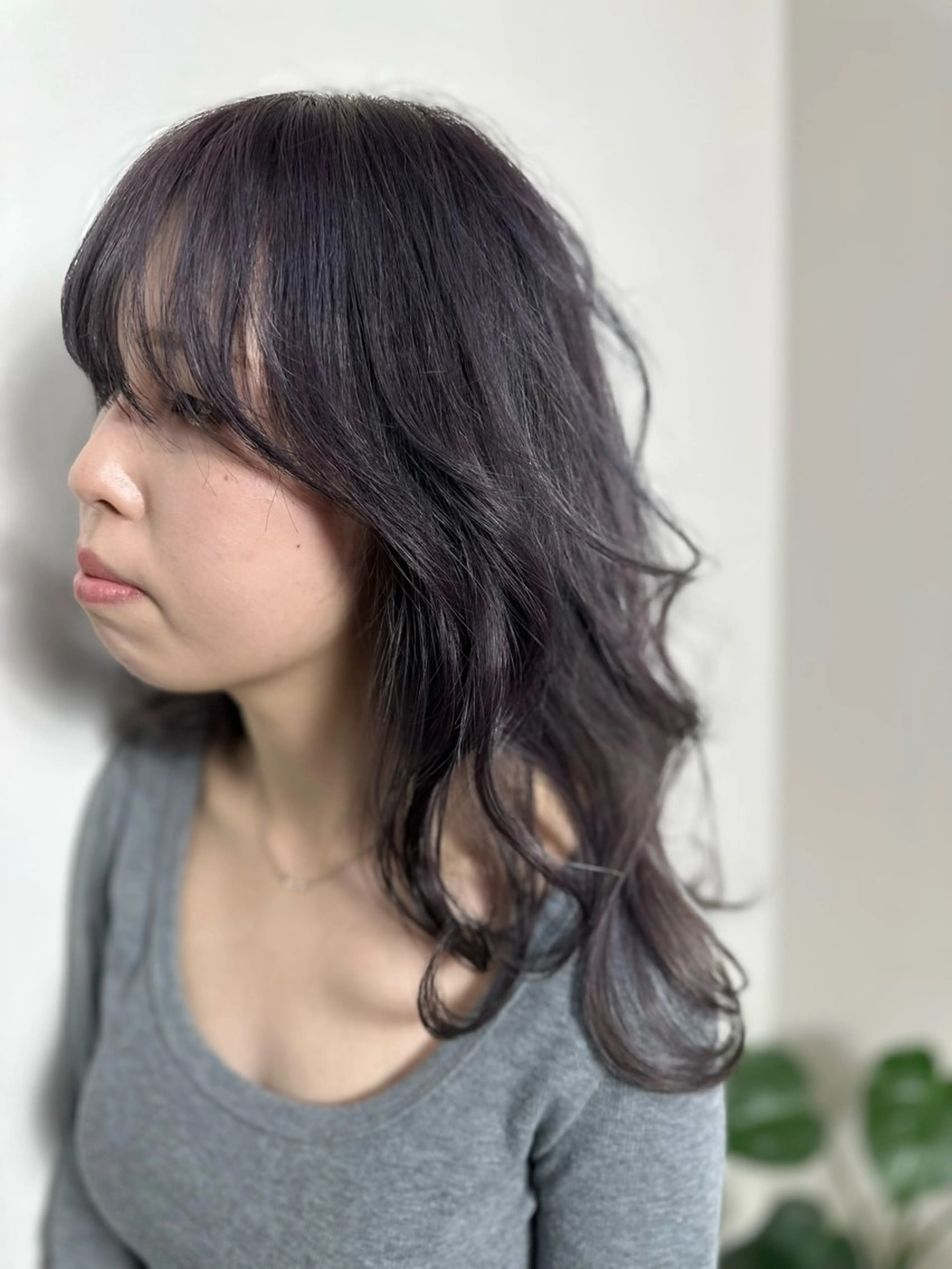 セミロング カラー ヘアカラー トリートメント 福西晃希 【艶髪・髪質改善】のヘアスタイル