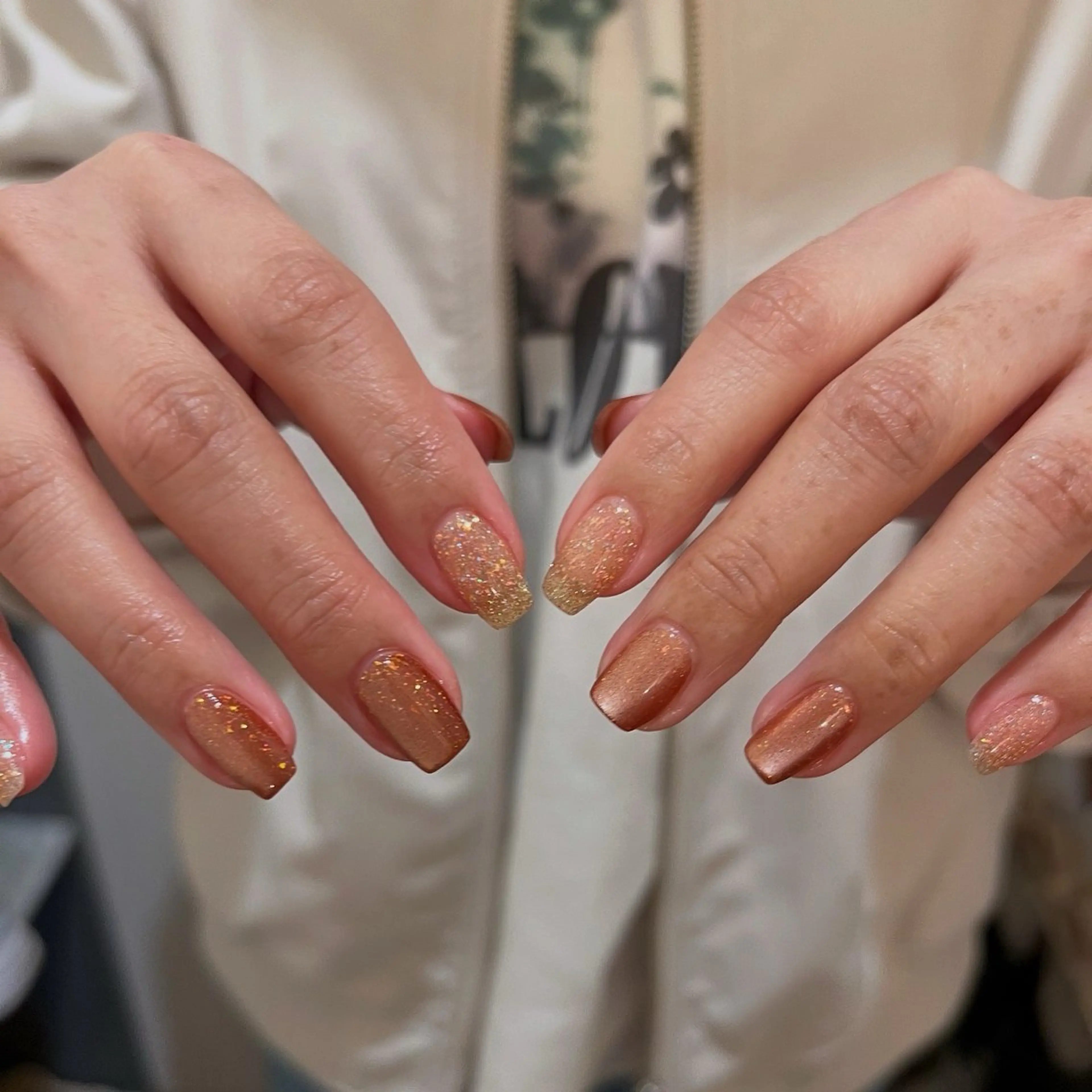 ネイル ブラウン urun eriのネイルデザイン