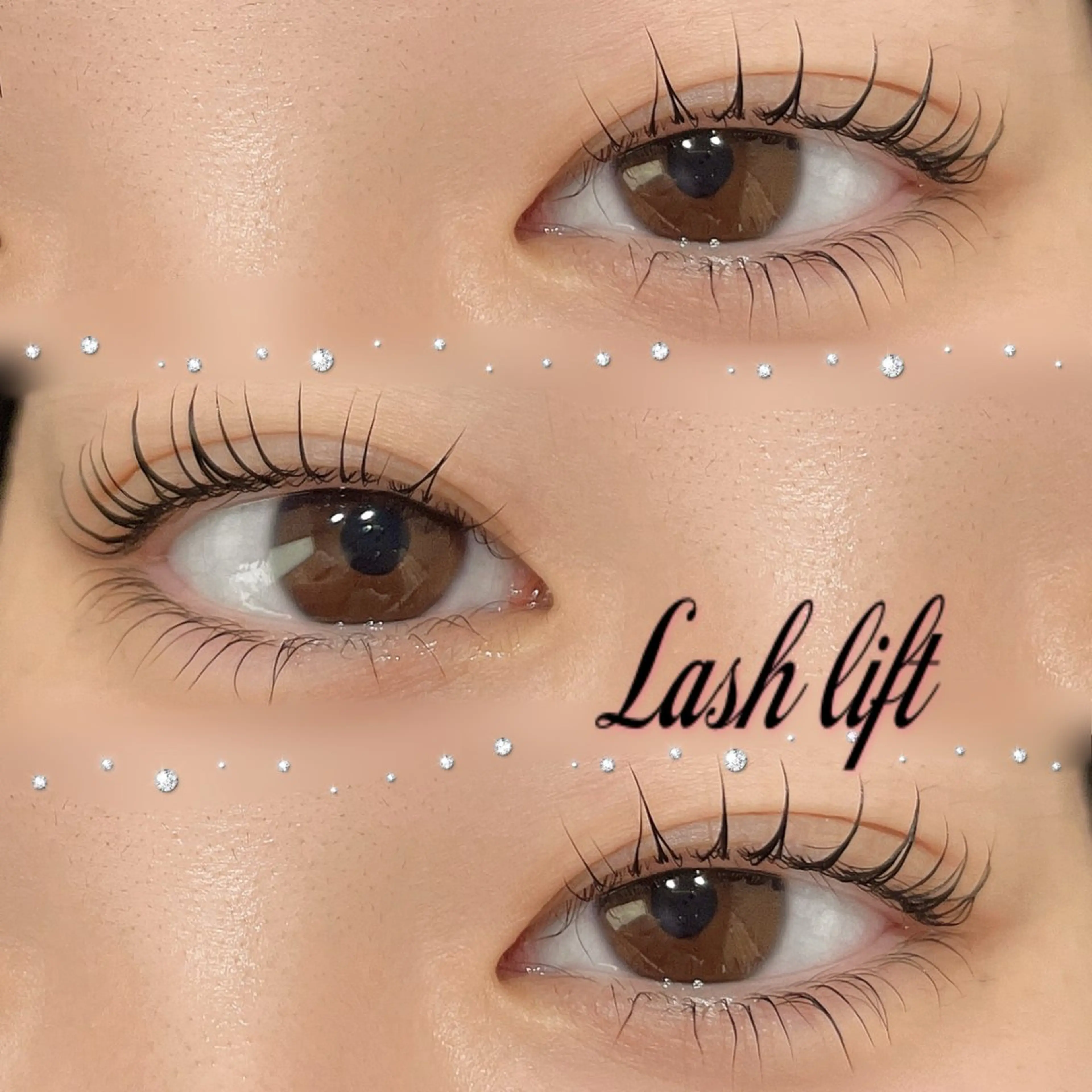 マツエク・マツパ フラットラッシュ 韓国風マツエク パリジェンヌラッシュリフト 下まつげエクステ 一重×まつ毛パーマ Rairia nail所属・Rairia momoka🎀✨のマツエク・マツパデザイン