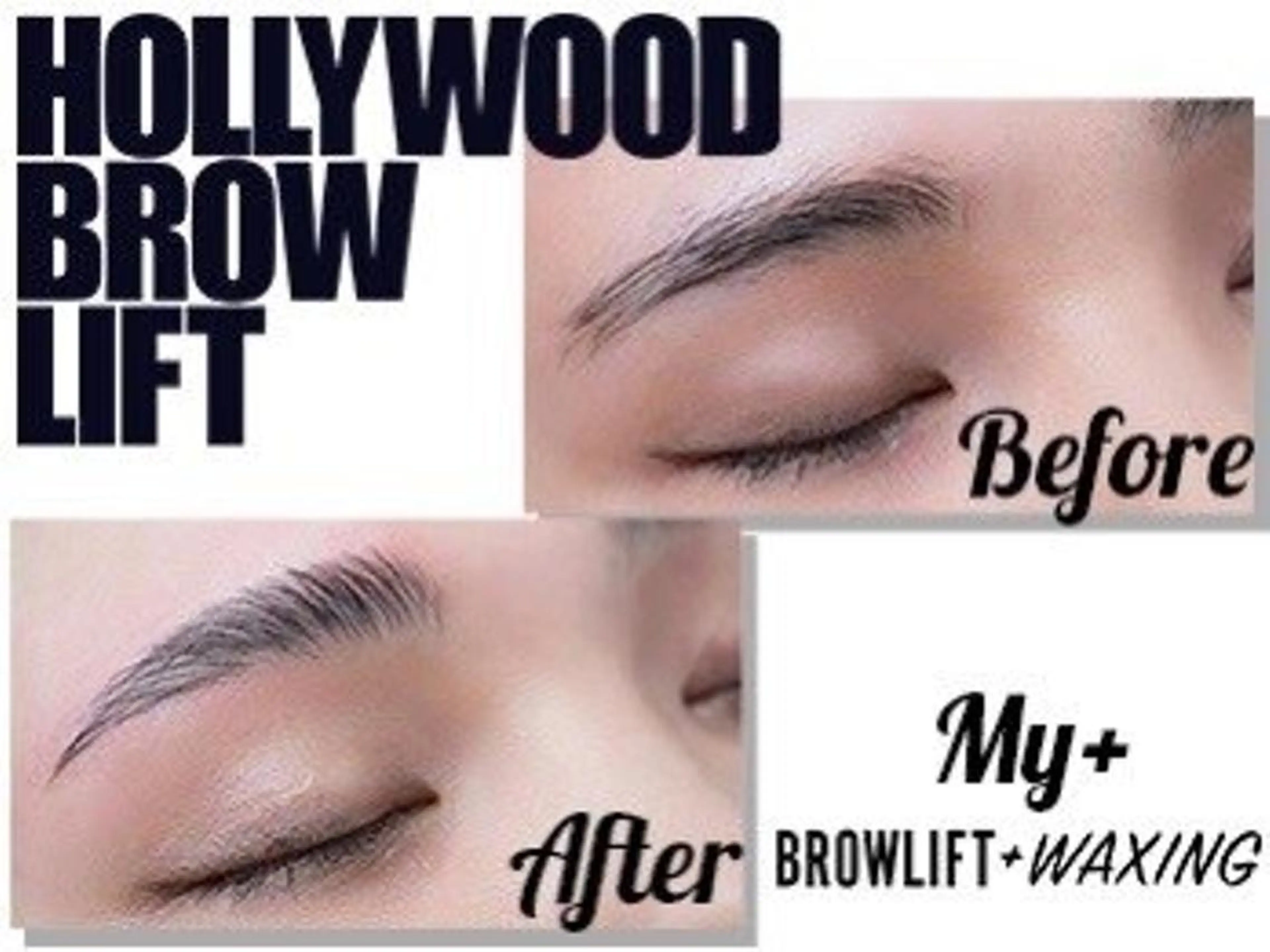限定価格☆ハリウッドブロウリフト 眉毛パーマ&WAX&眉メイク込￥7980→￥6980の写真