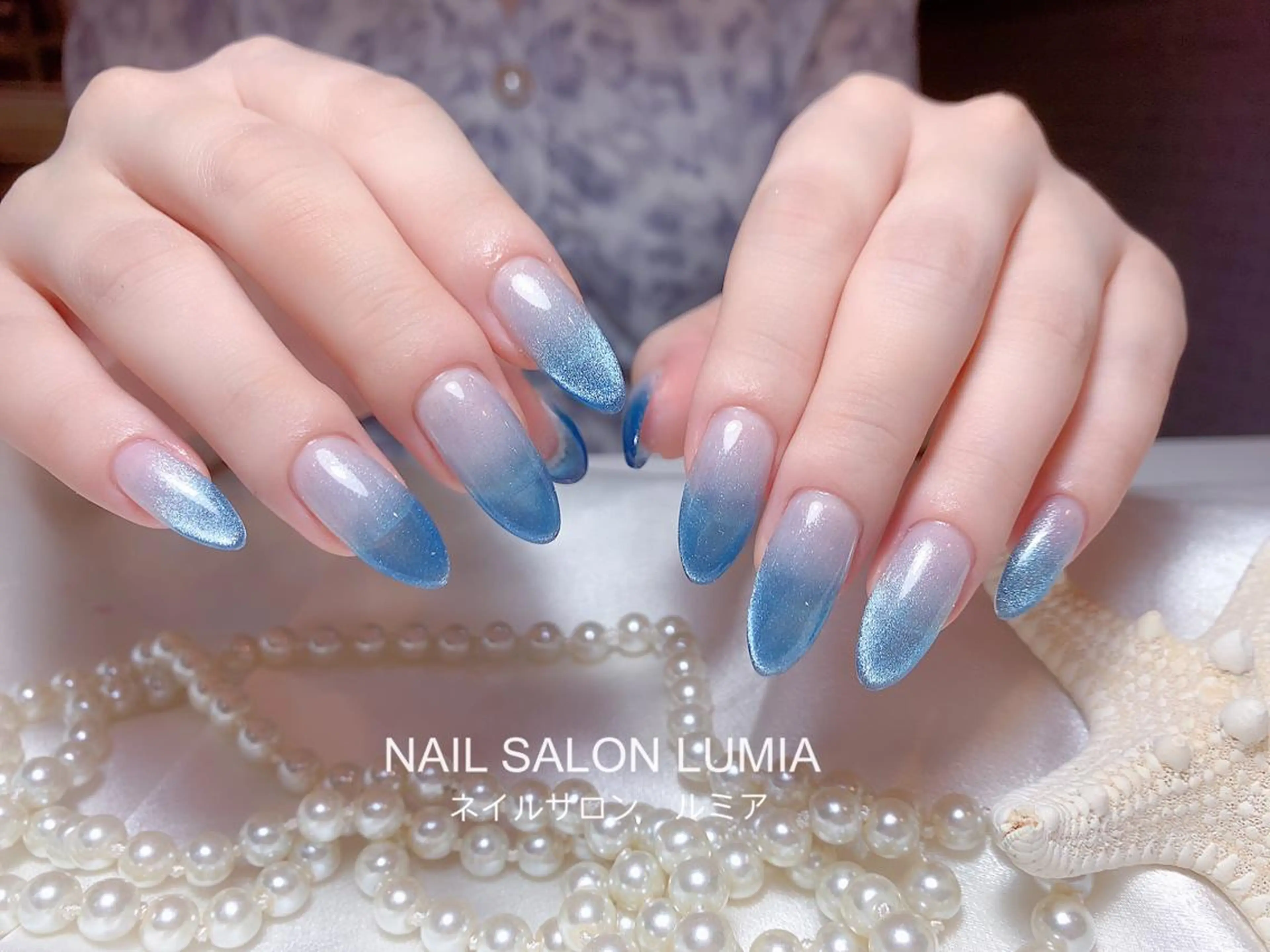 ネイル グラデーション ハンドネイル ネイルサロン ルミア Lumia 店長のネイルデザイン