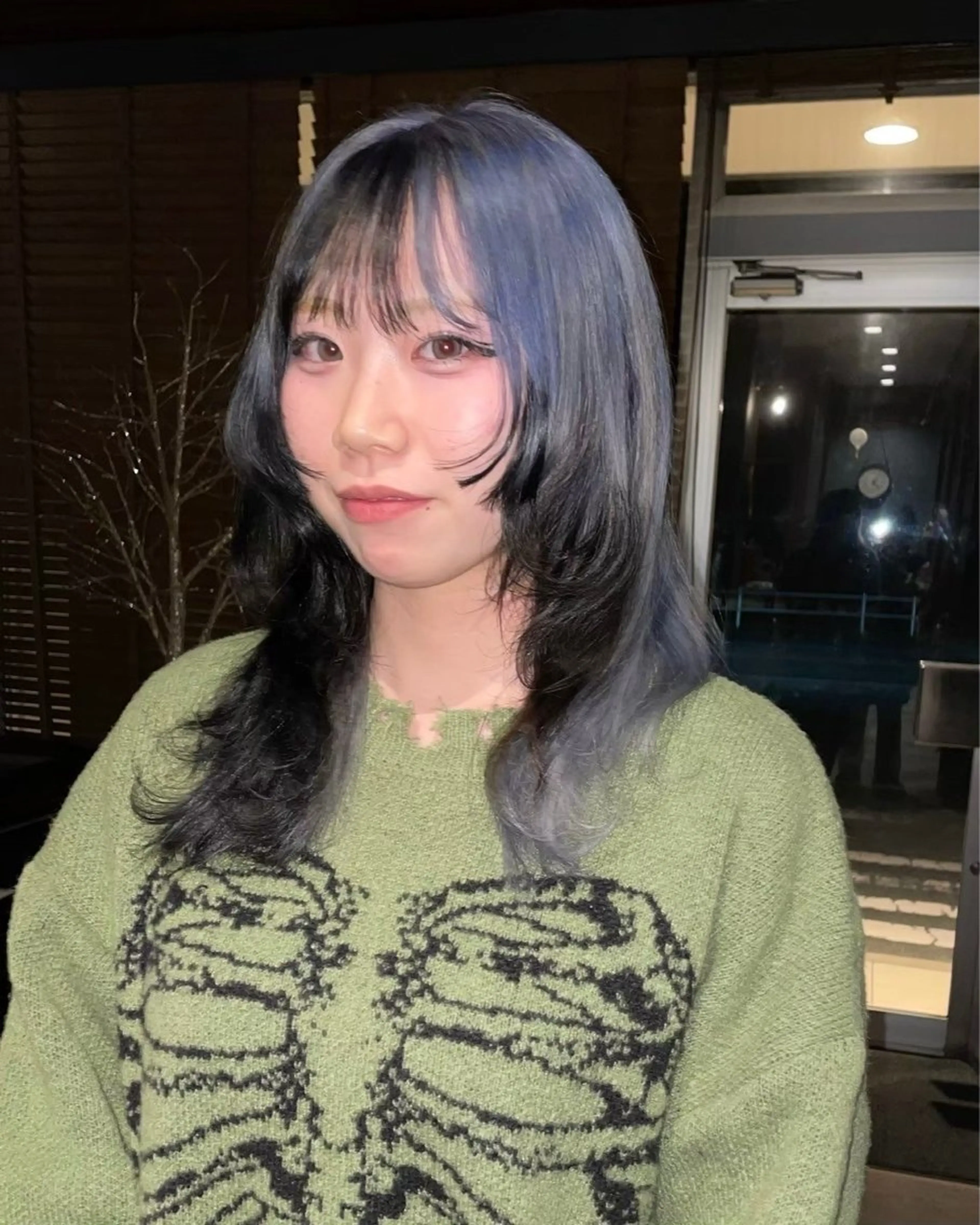 ロング カラー カット ヘアカラー トリートメント ブリーチなし艶カラー /いくののヘアスタイル