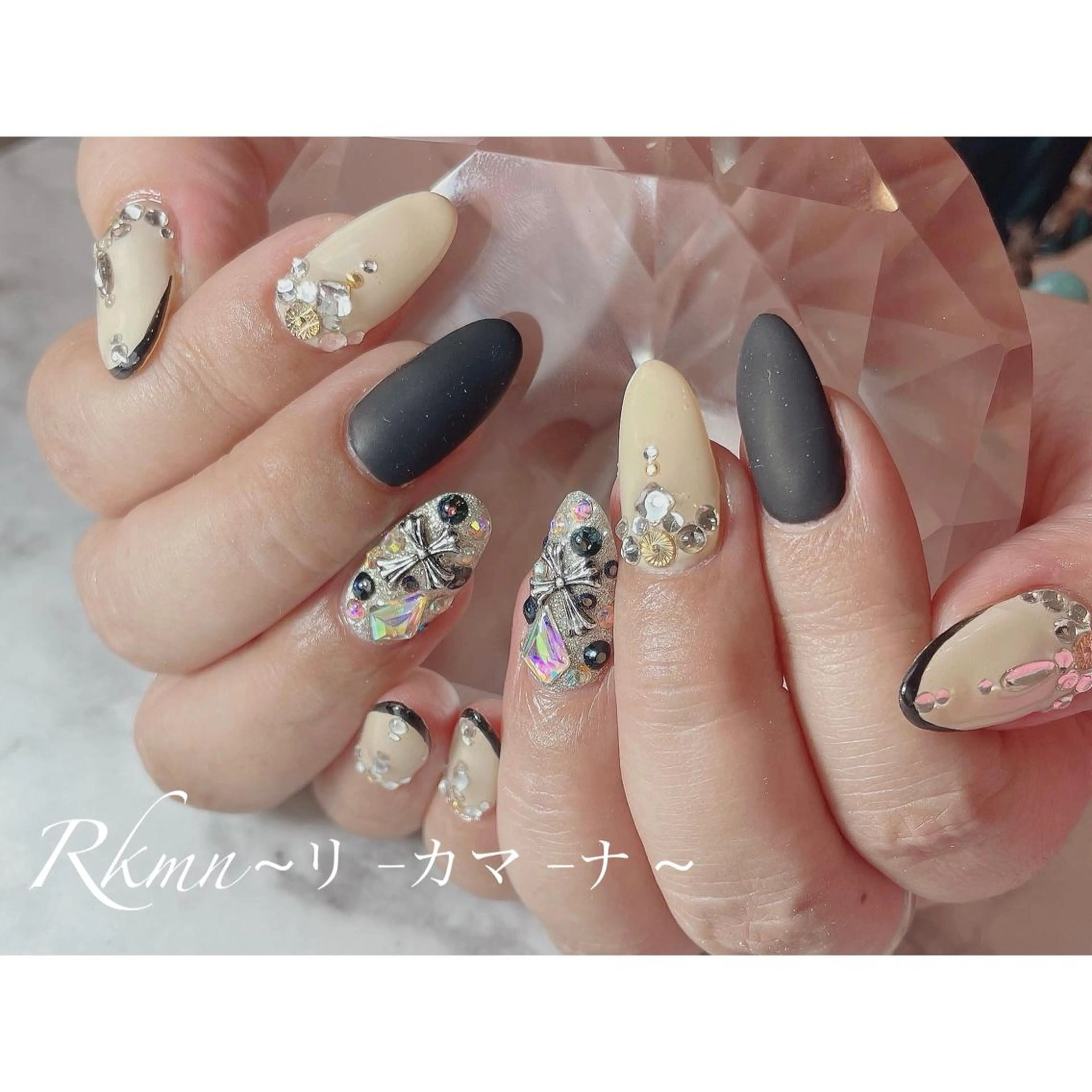 ネイル アートネイル フレンチネイル 春ネイル ハンドネイル フットネイル ハンドケア Rkmn ~リ-カマ-ナ~のネイルデザイン