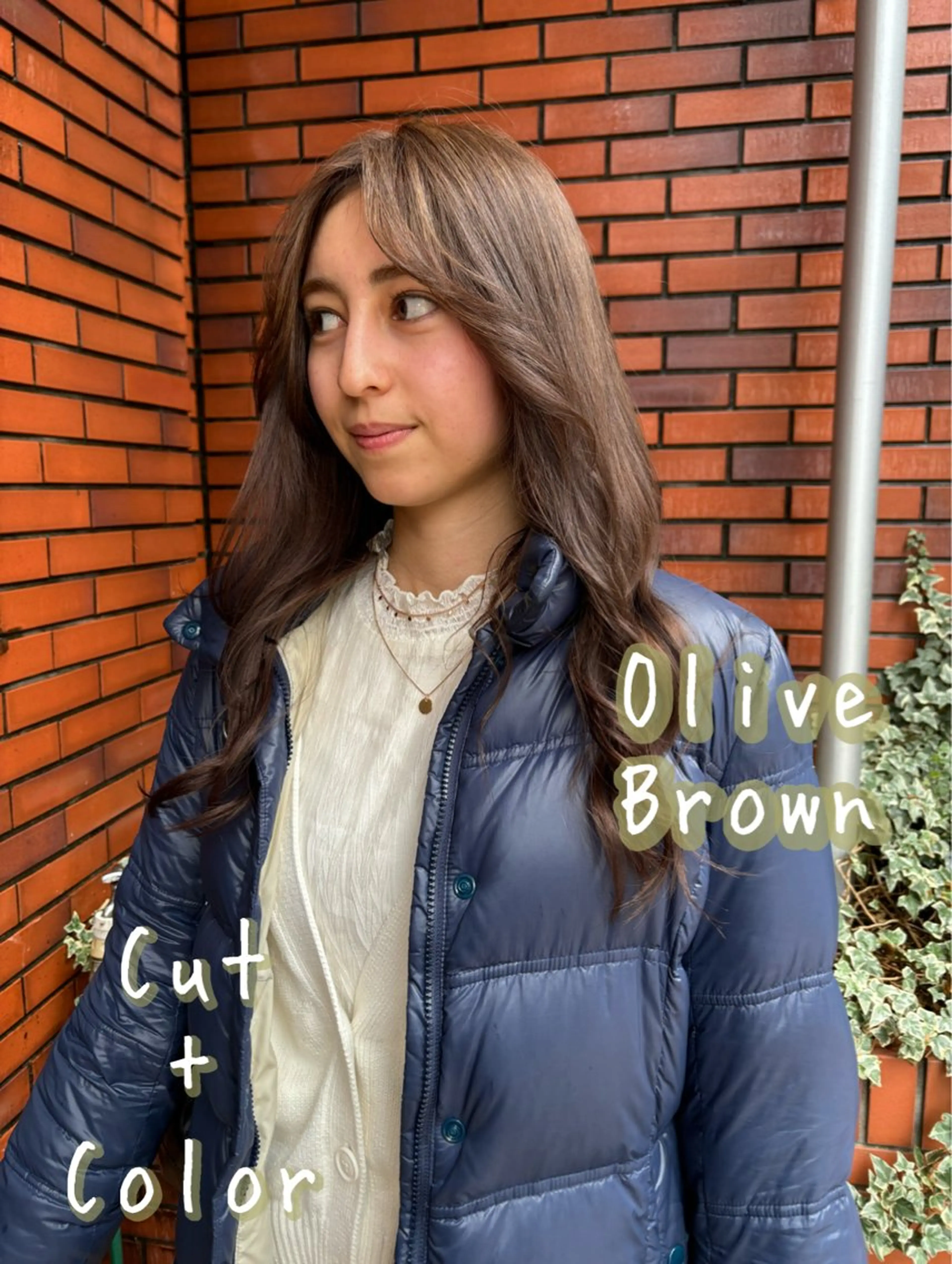 ロング カラー カット ヘアカラー 髪師kenjiro所属・五十嵐 未悠のヘアスタイル