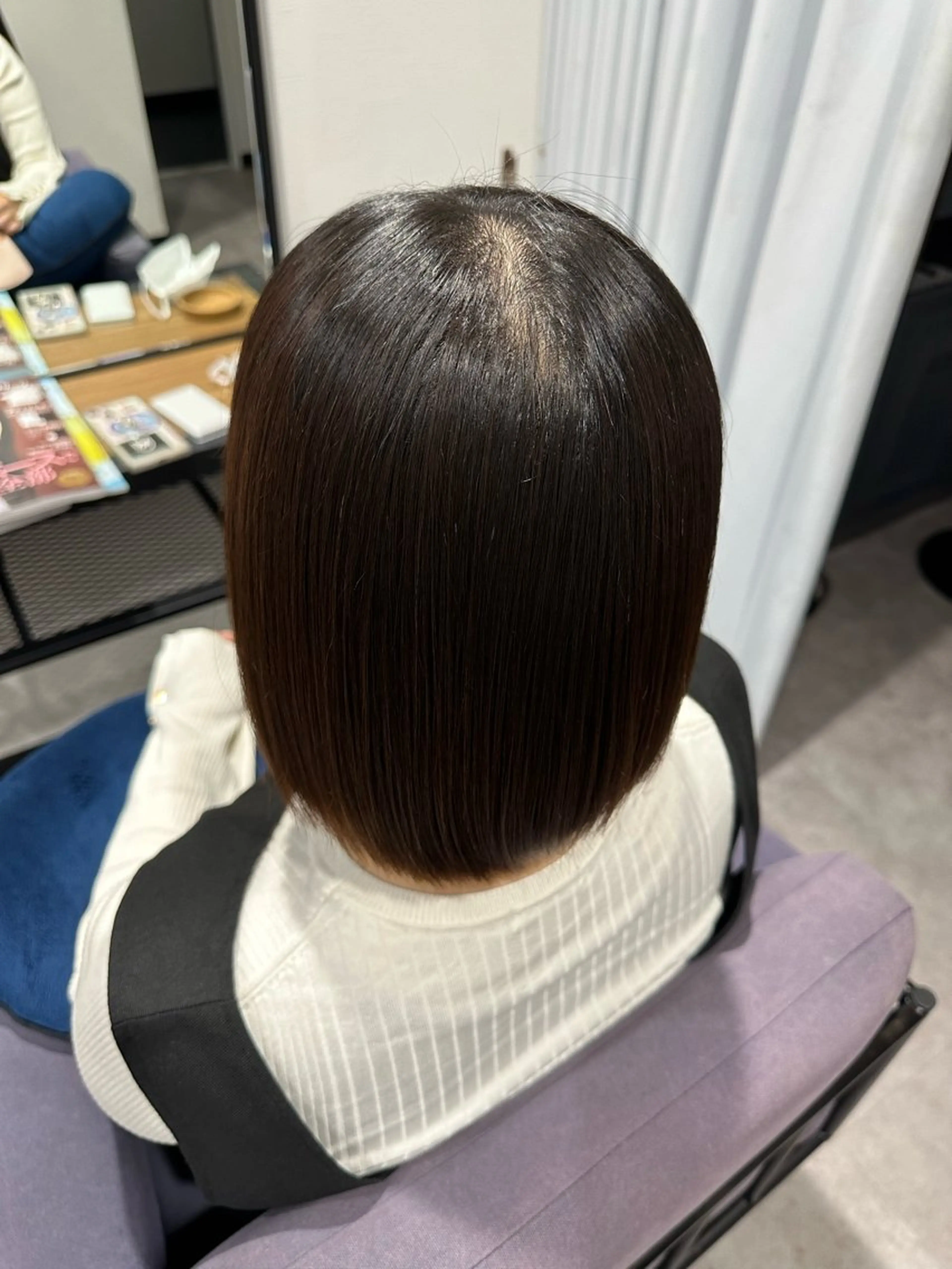 ミディアム 酸性ストレート ARCOIRIS by　doll hair所属・稲本麻衣 【韓国ヘア】のヘアスタイル