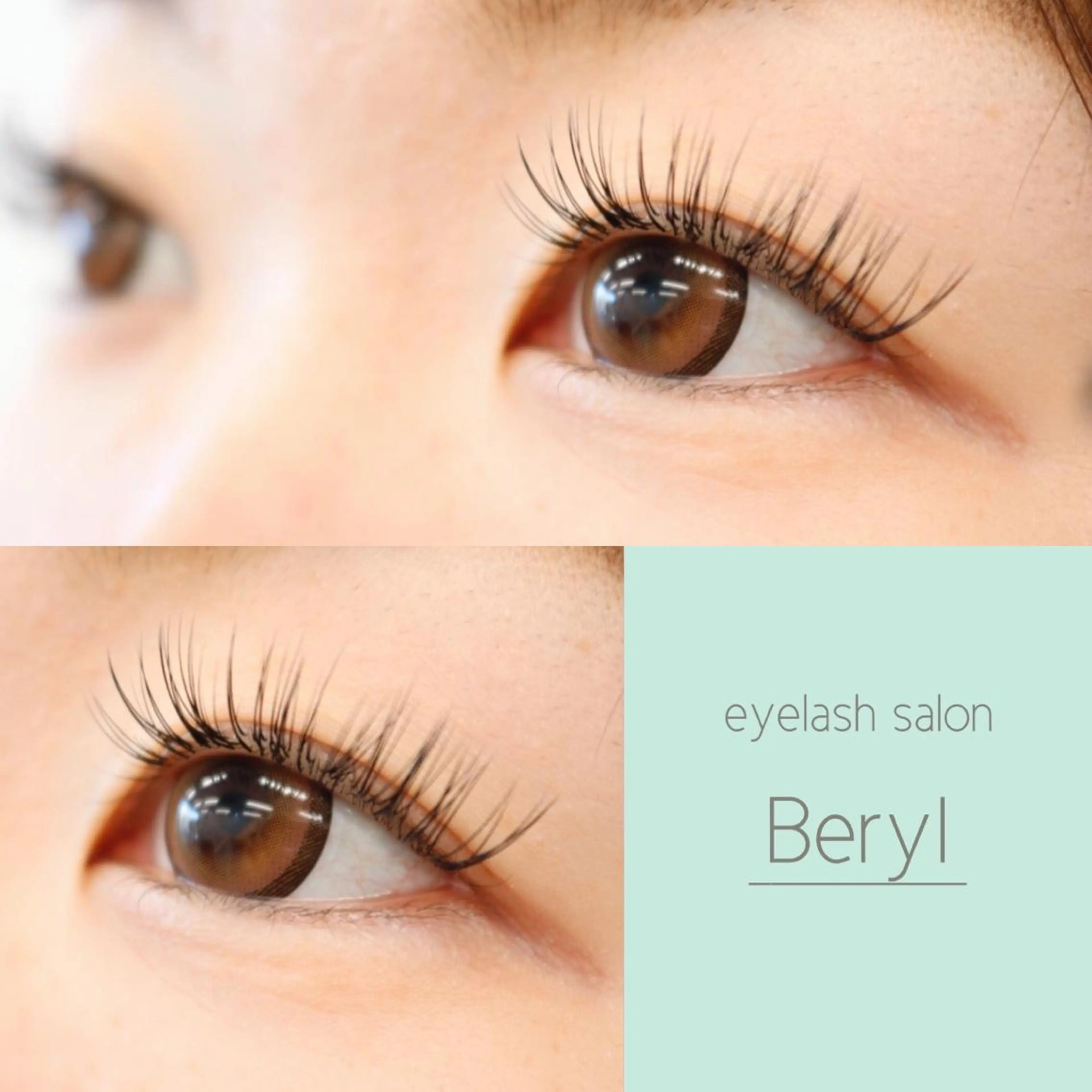 マツエク・マツパ フラットラッシュ Beryl ベリルのマツエク・マツパデザイン