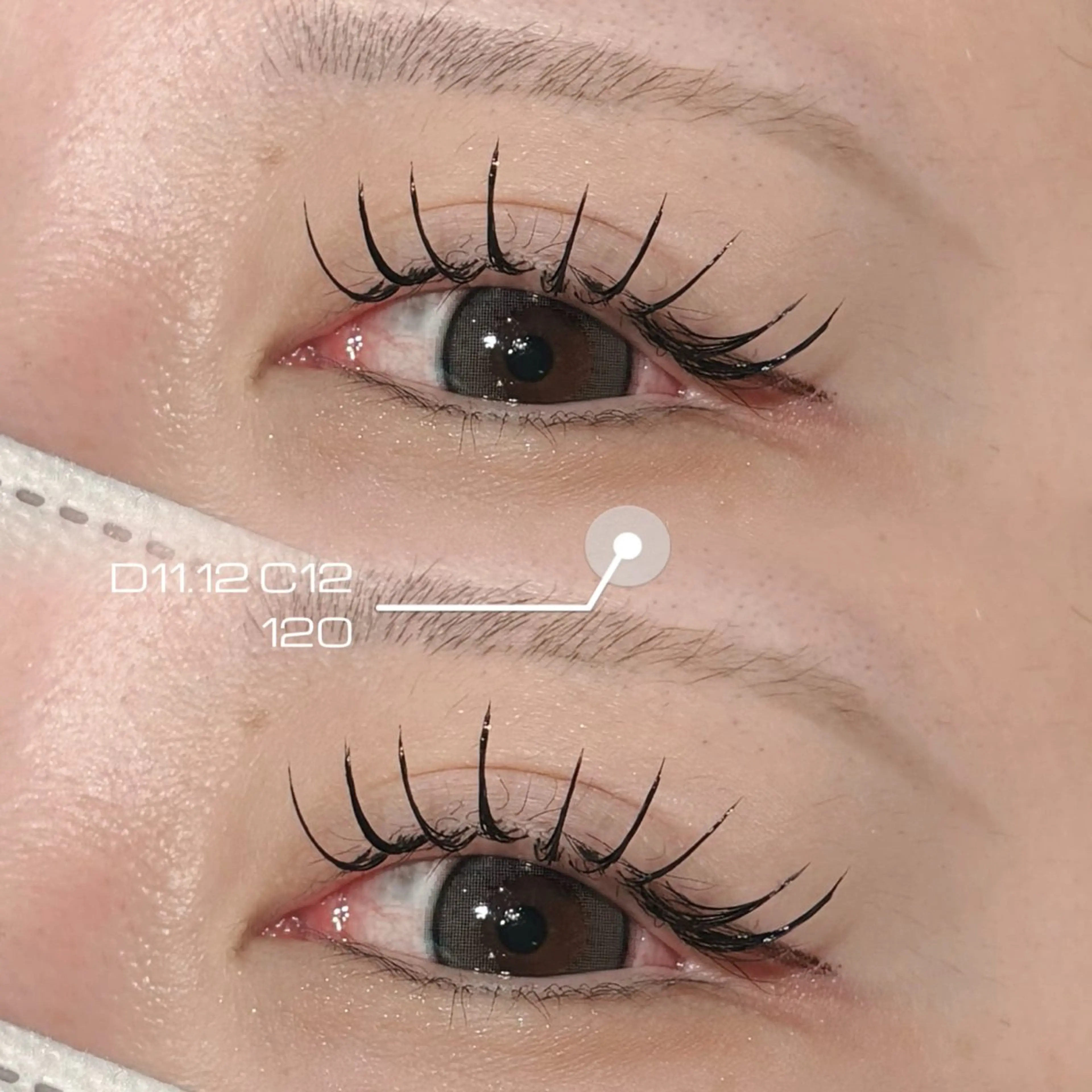 マツエク・マツパ マツエク rad心斎橋 airi۫ ꣑ৎのマツエク・マツパデザイン