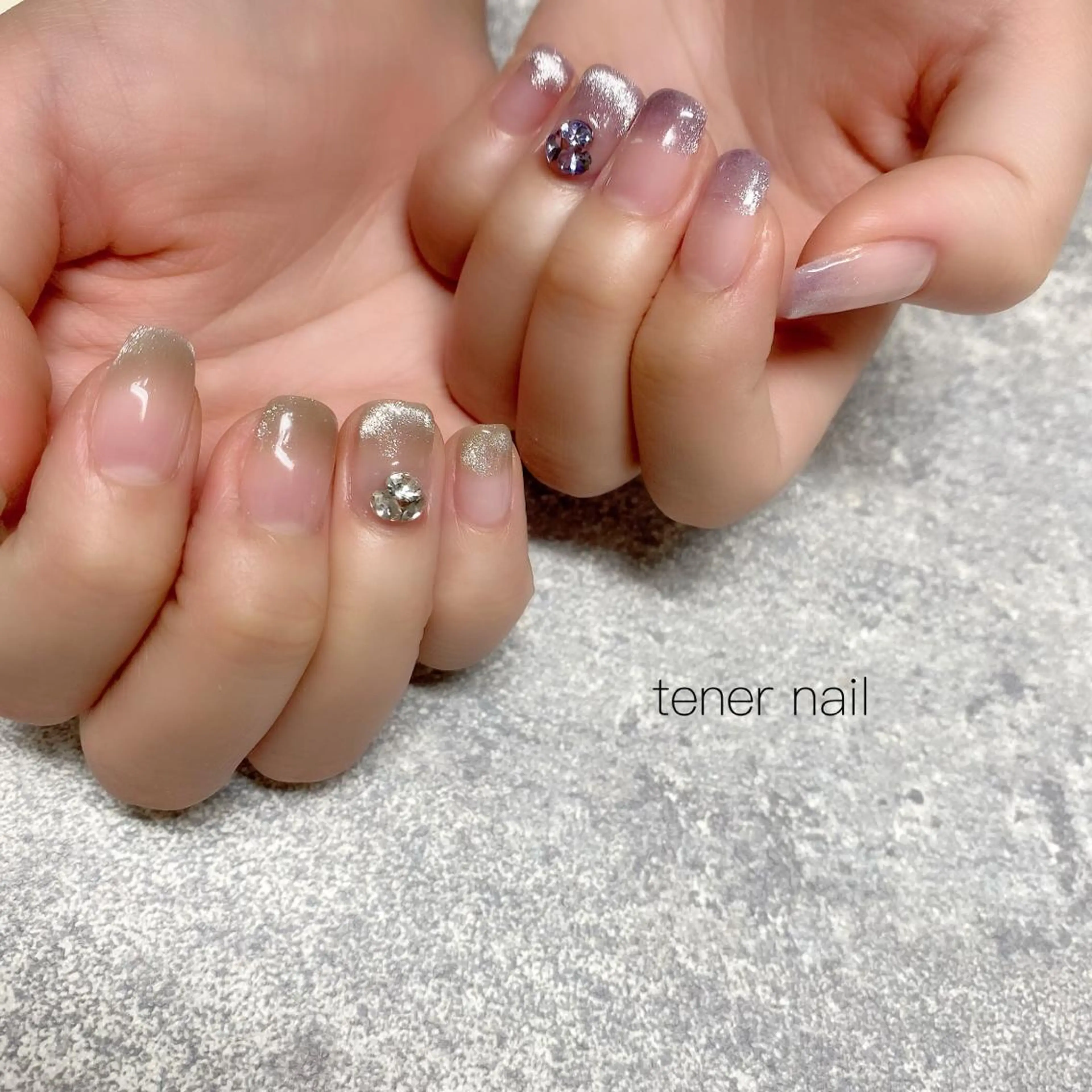 ネイル グラデーション マグネットネイル tener  nail  テネルネイル所属・テネルネイル tener nailのネイルデザイン