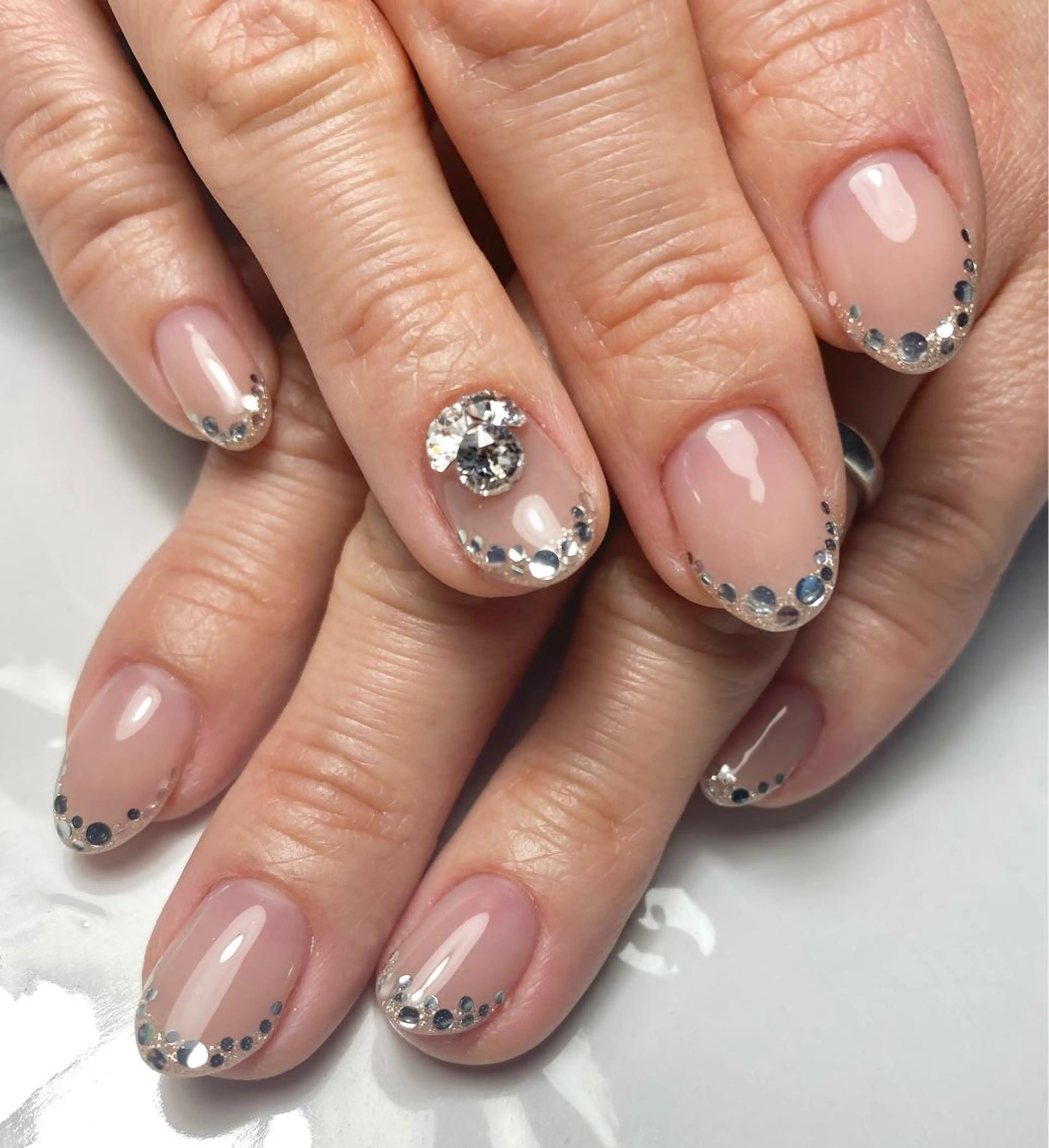 ショート ネイル フレンチネイル グラデーション LUNE NAILのその他イメージ