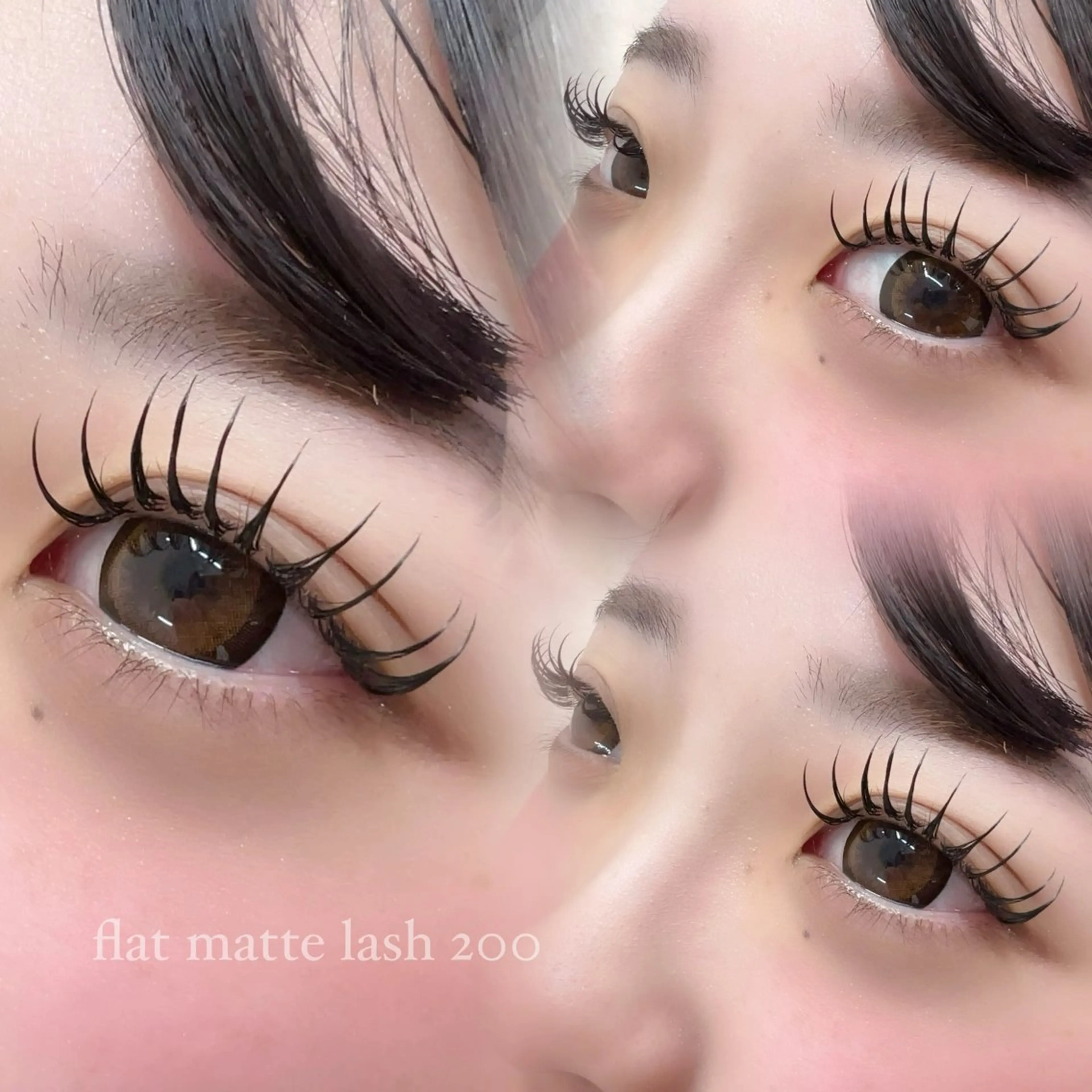 マツエク・マツパ 付け放題 フラットラッシュ マツエク Eyelist Rio ♡のマツエク・マツパデザイン