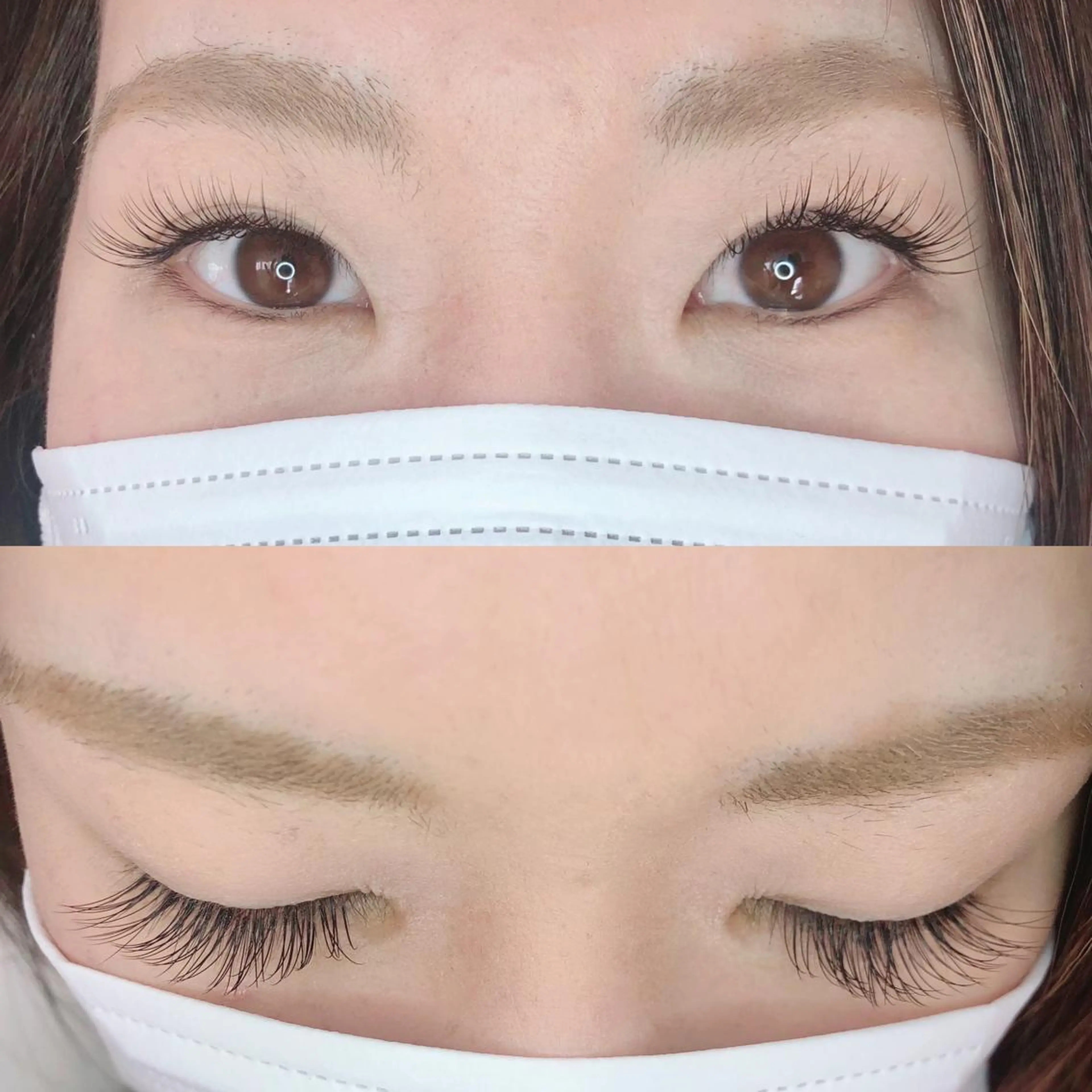 マツエク・マツパ Jカール 目尻長め セーブル マツエク パーフェクトウィンク ちぢいわみのりのマツエク・マツパデザイン