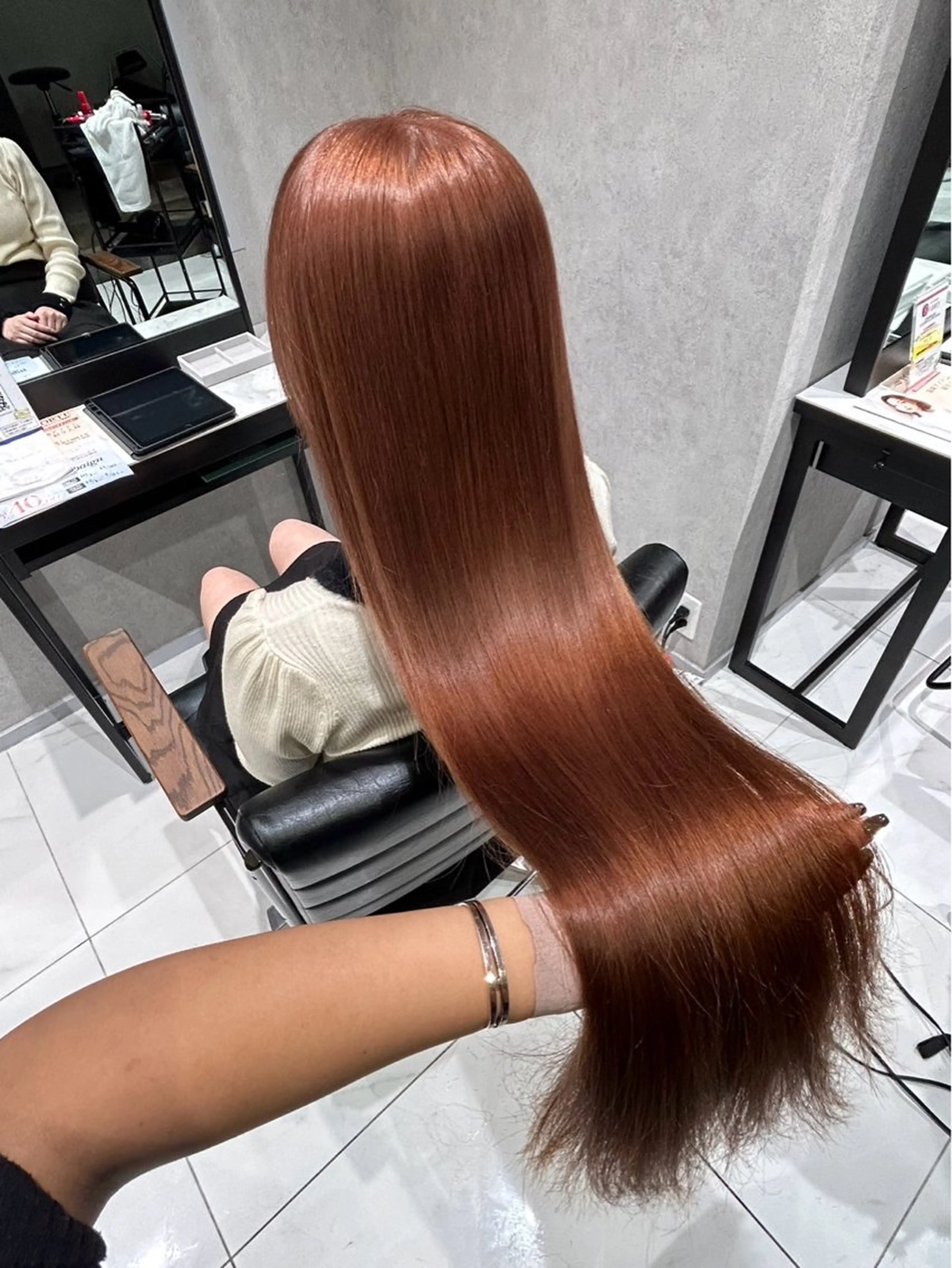 カラー ヘアカラー トレンド甘めガーリー Mizuki☁️🫧のヘアスタイル