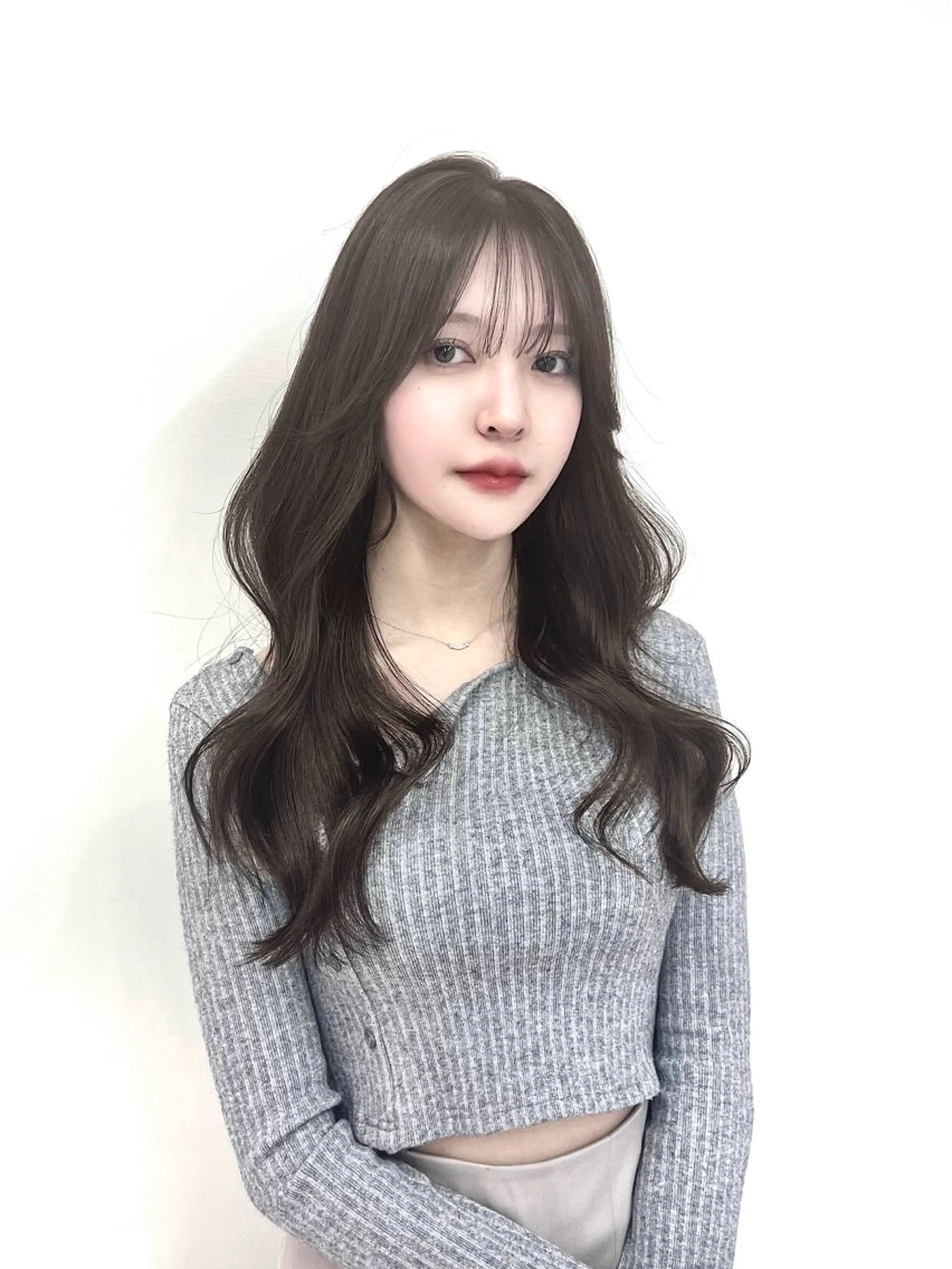 ロング カット ヘアカラー トリートメント 韓国/縮毛矯正/ カンタのヘアスタイル