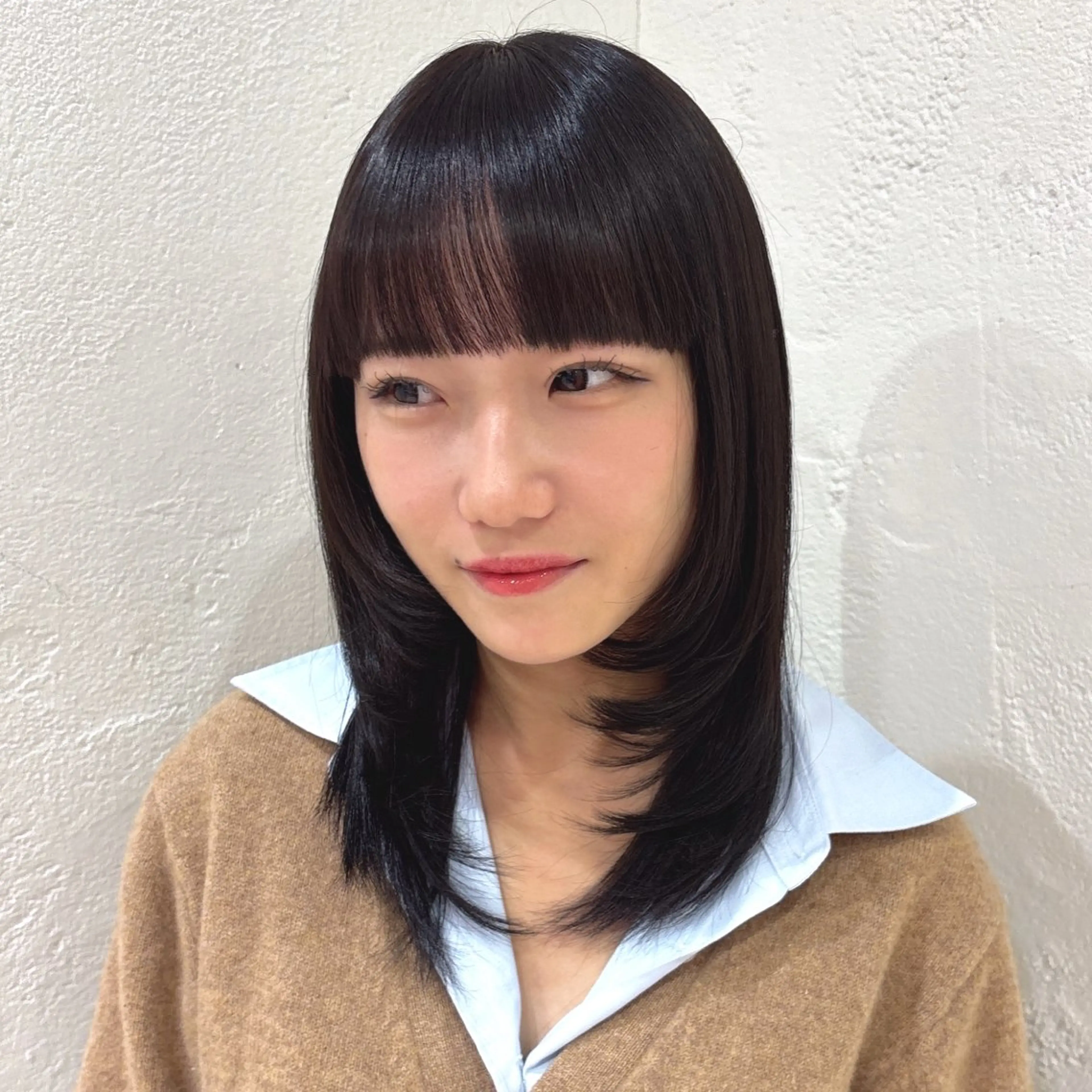 セミロング カラー カット トリートメント 縮毛矯正/Wカラー /アレンジ🌙あまにのヘアスタイル