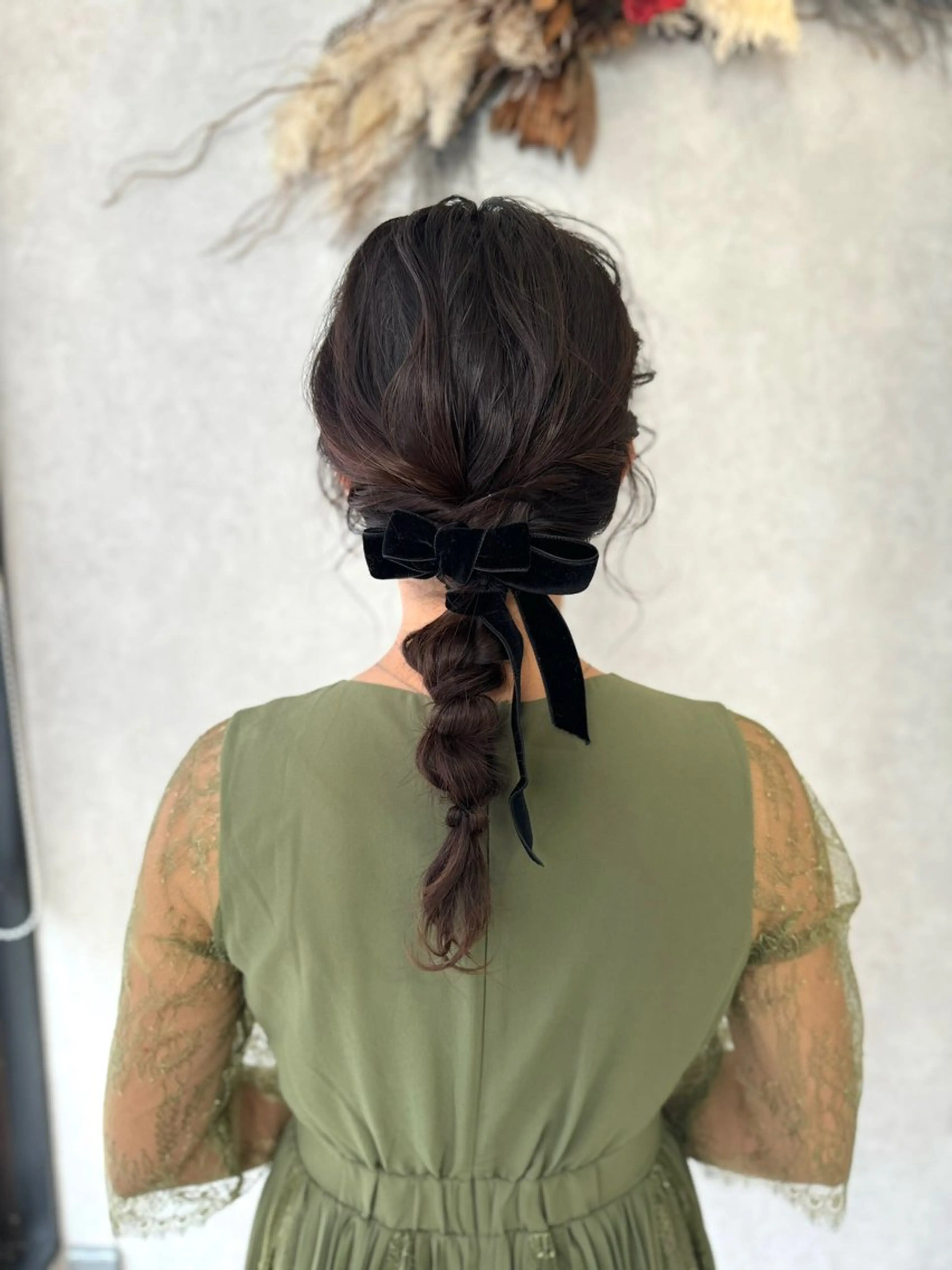 ミディアム ヘアセット 伊藤 栄子のヘアスタイル