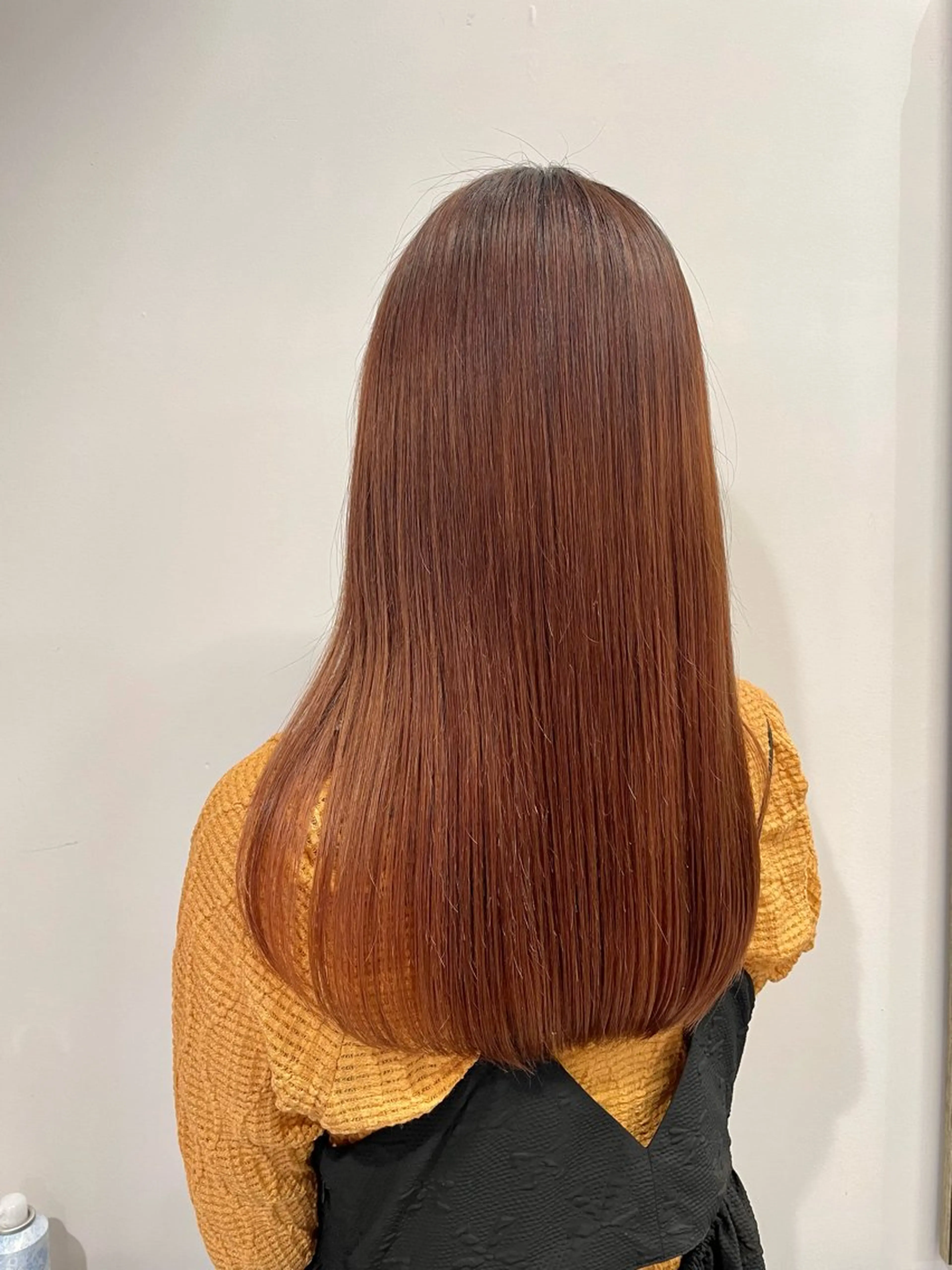 ロング パーマ カット 縮毛矯正 トリートメント 山本 佳奈のヘアスタイル