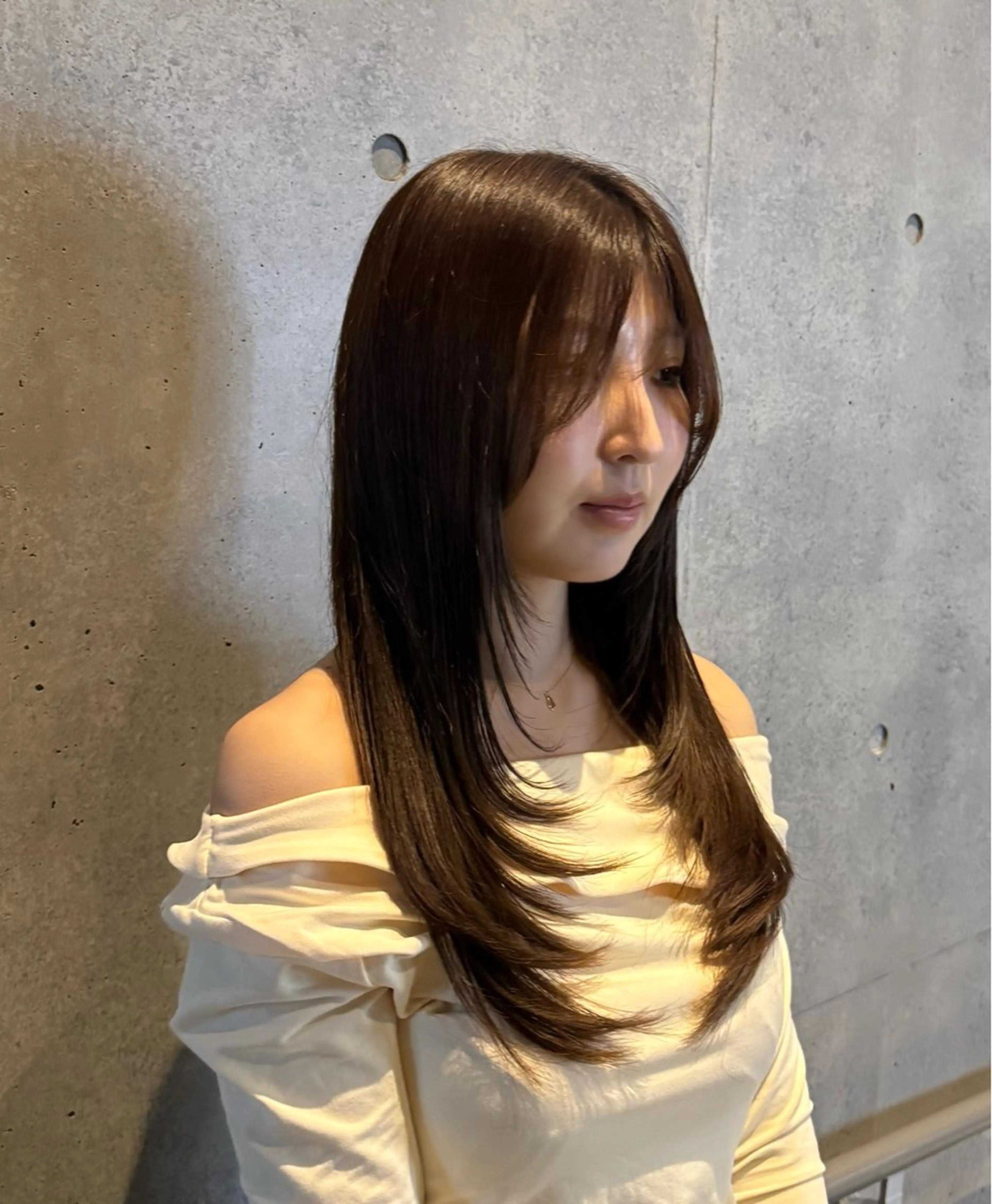 ロング カット トリートメント 艶髪/ボブ/ レイヤー/まい🪽のヘアスタイル
